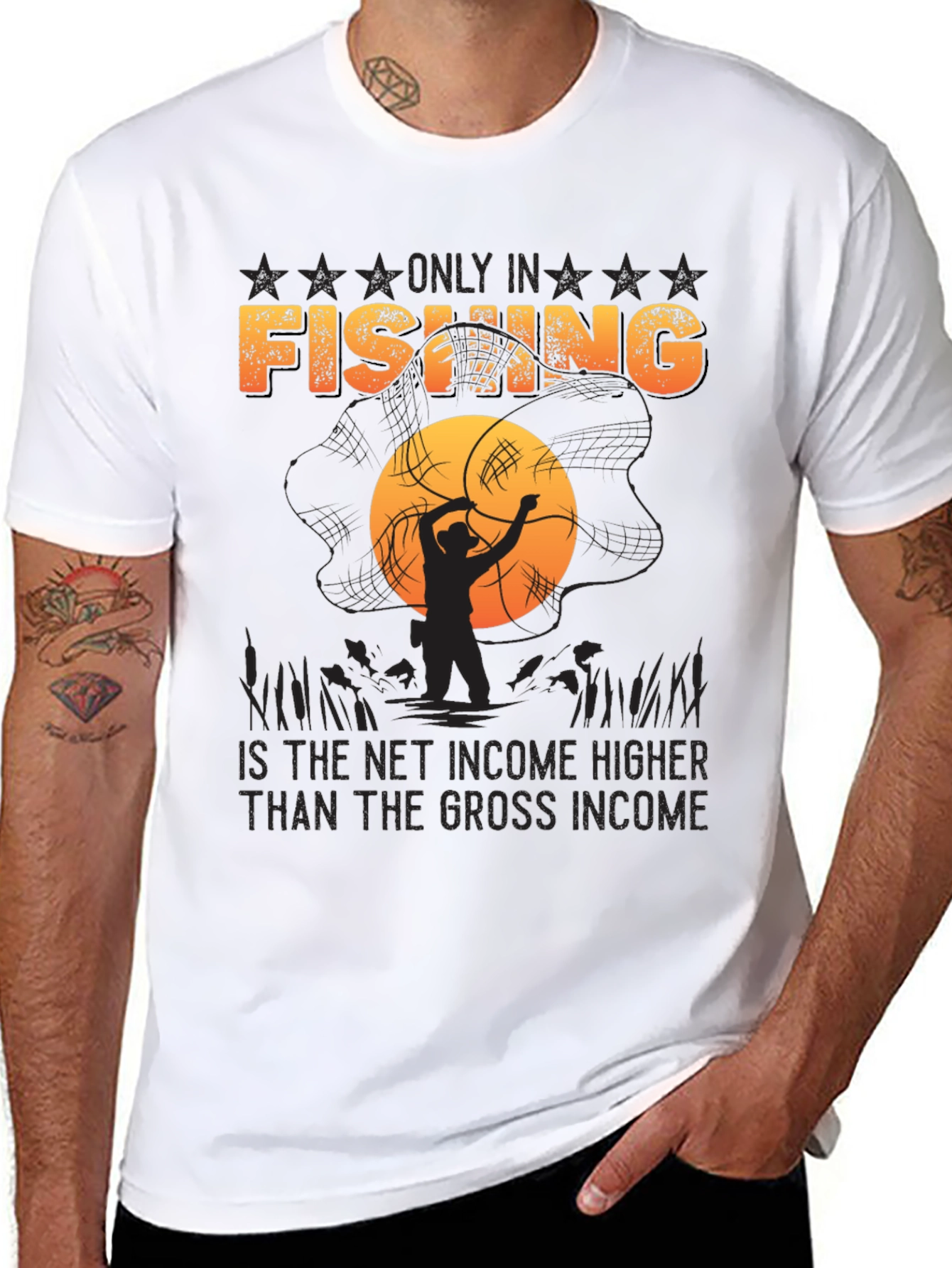 Fishing Net Income T-Shirt