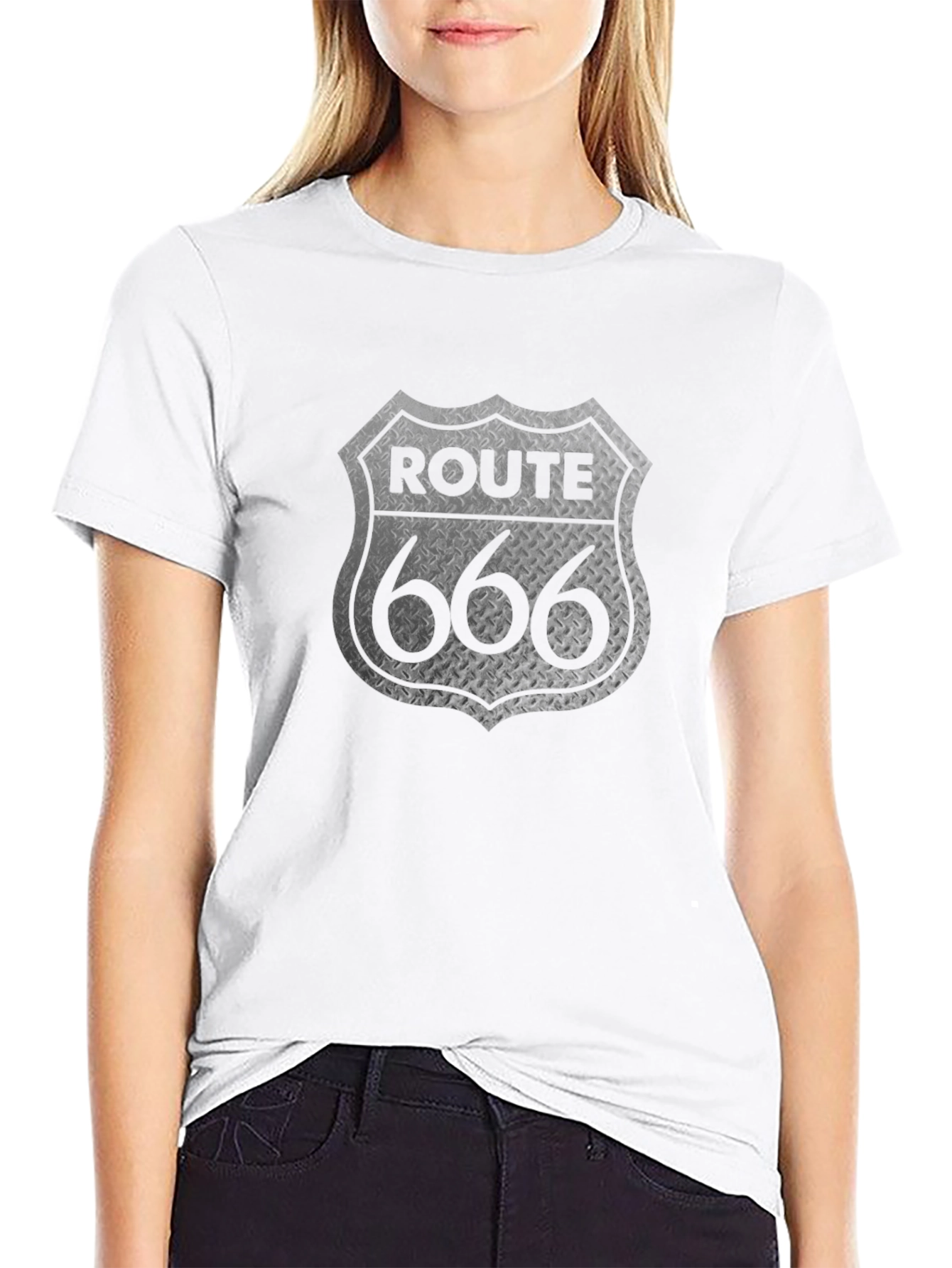Route 666 Graphic T-Shirt - Classic Black Tee