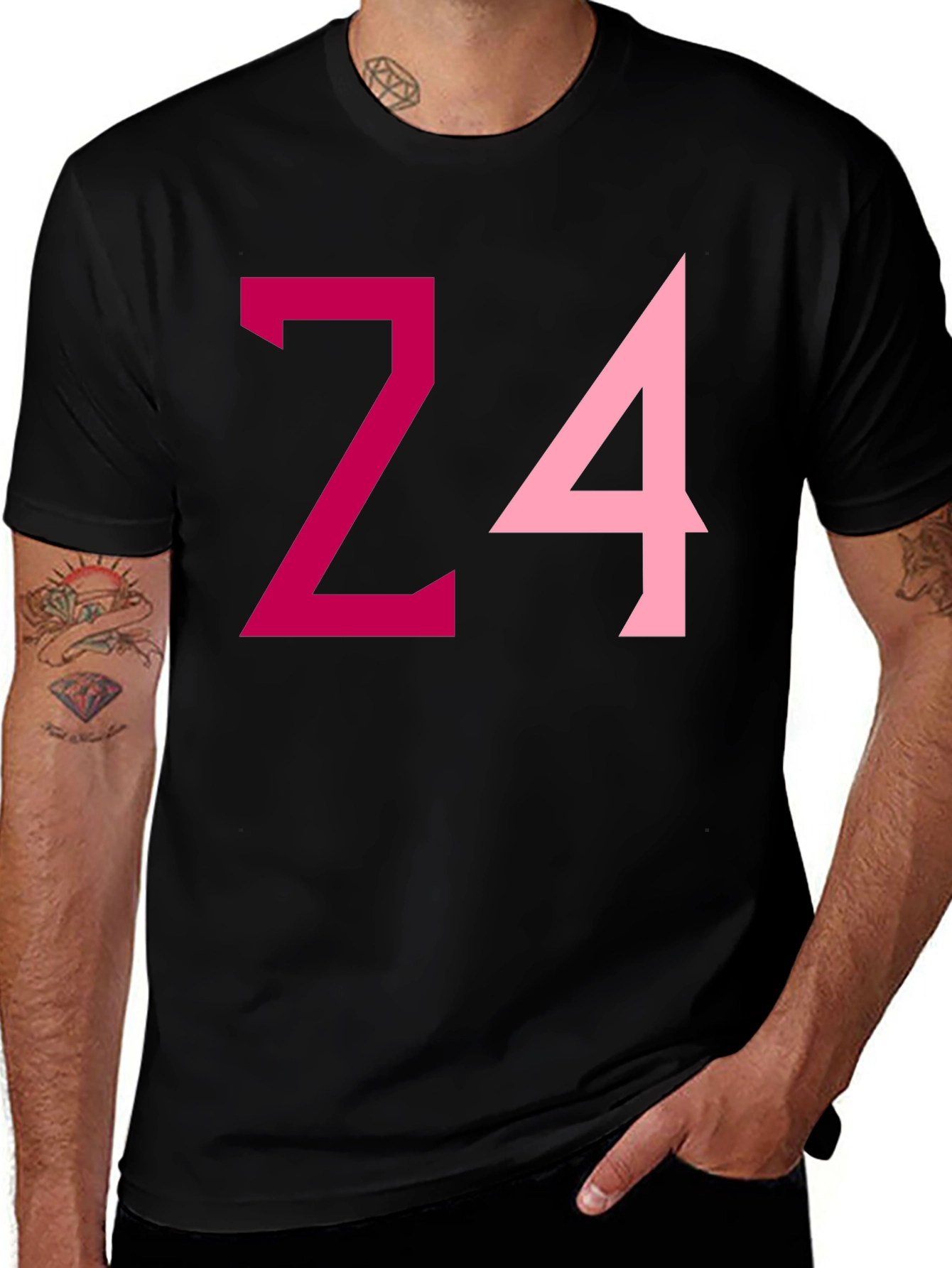 Bold Number Graphic Tee - Stylish Casual Wear