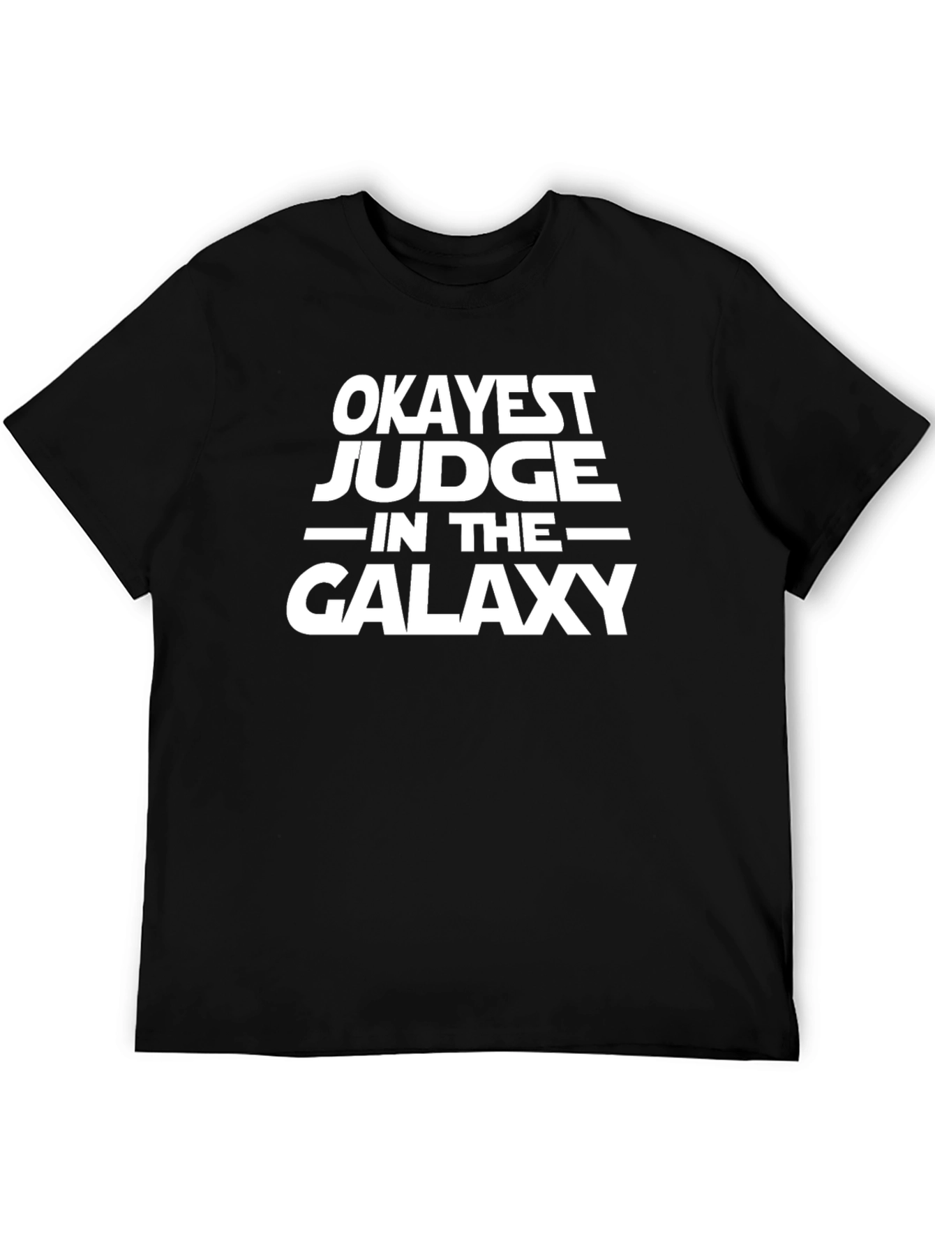 Okayest Judge Galaxy Tee - Sci-Fi Humor T-Shirt
