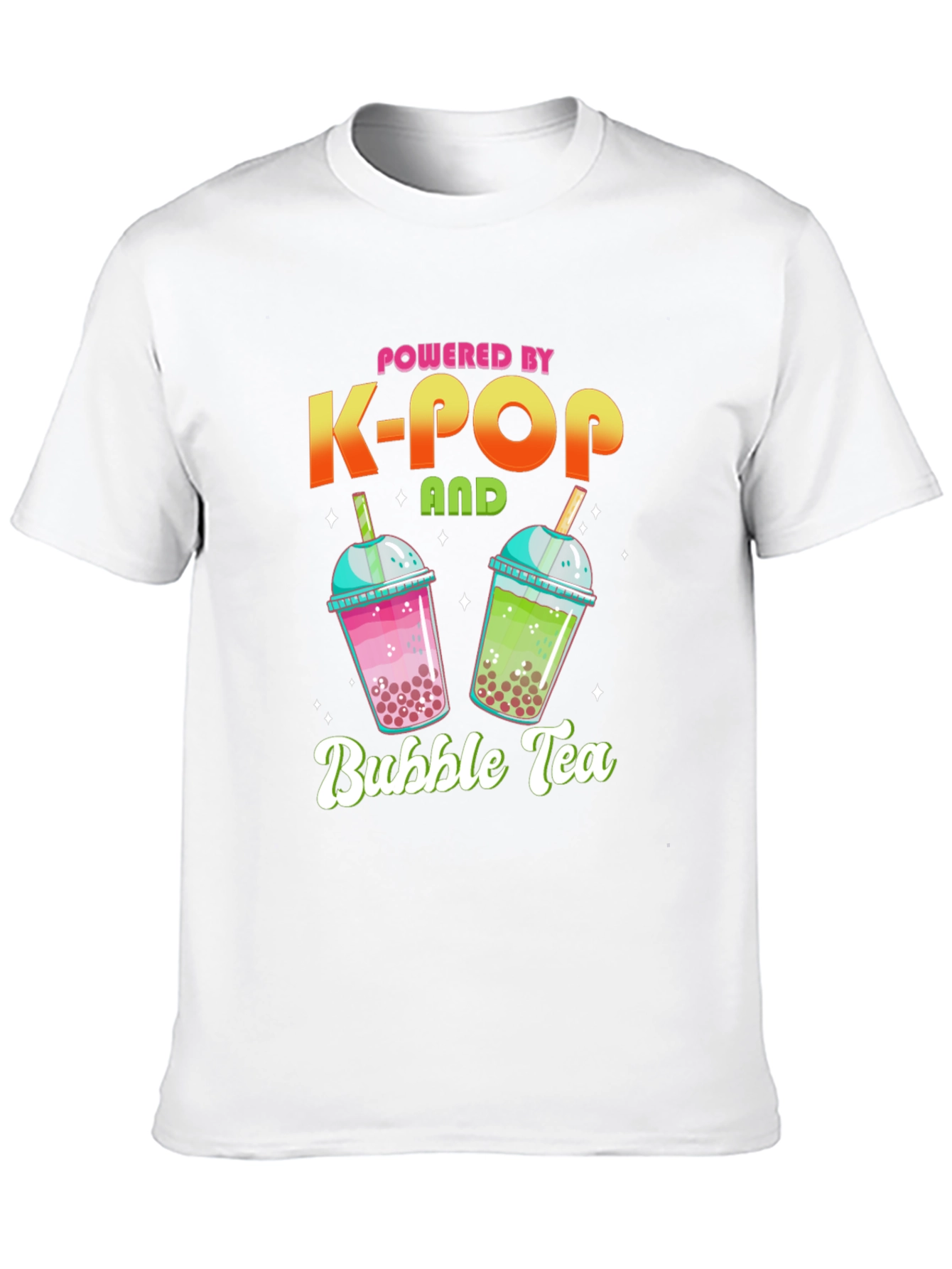 Powered by K-Pop and Bubble Tea T-Shirt