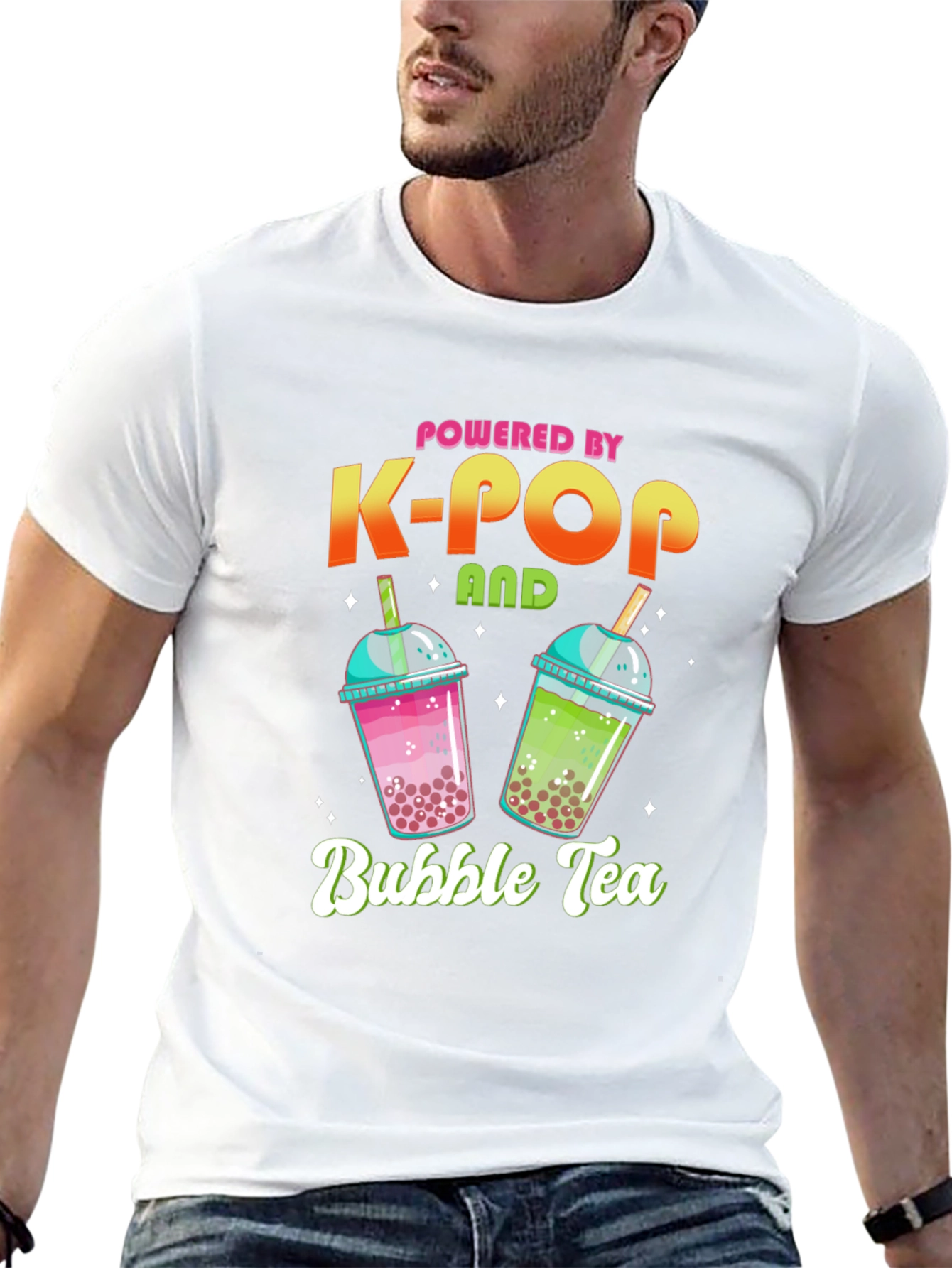 Powered by K-Pop and Bubble Tea T-Shirt