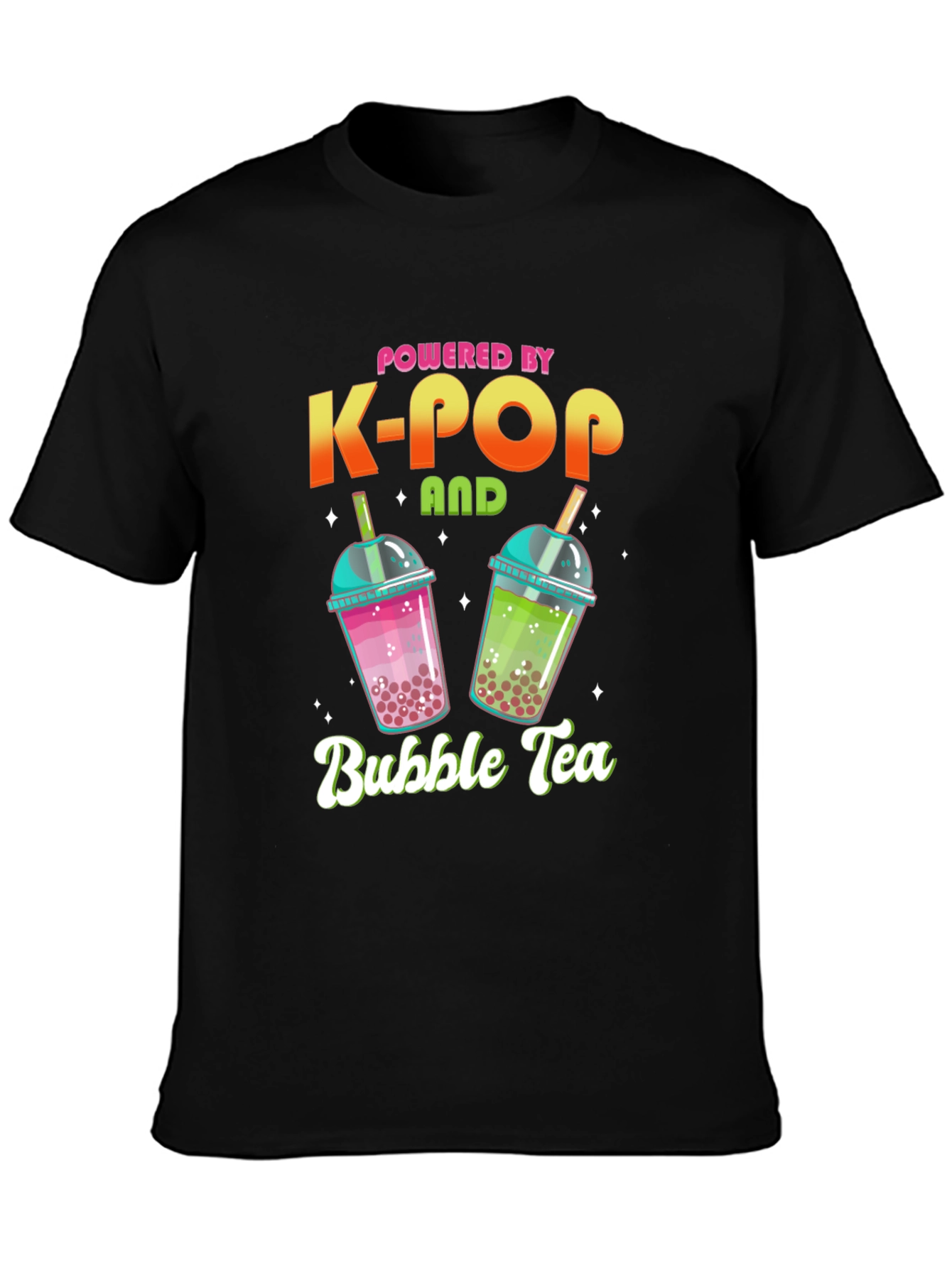 Powered by K-Pop and Bubble Tea T-Shirt