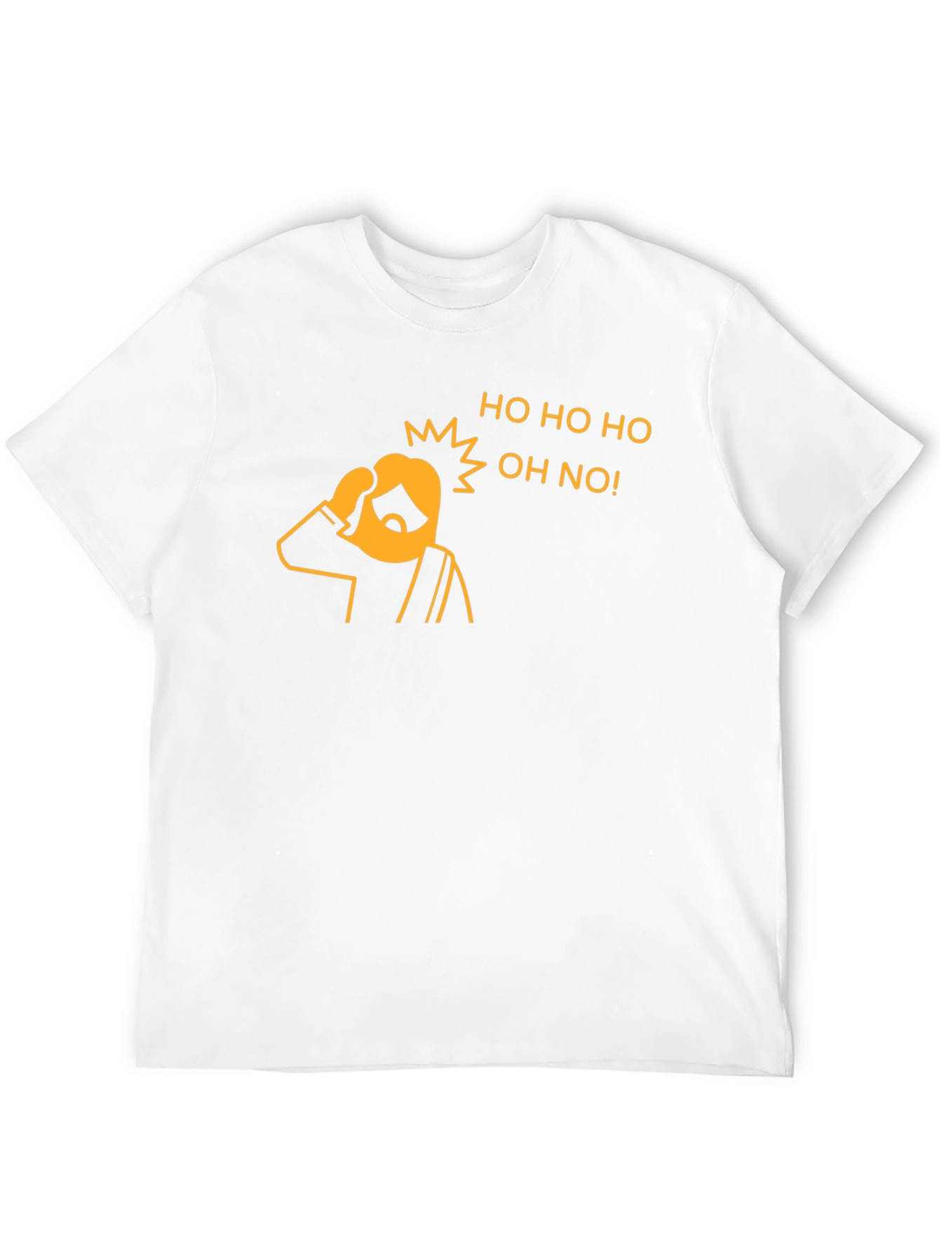 Funny Christmas Ho Ho Ho Oh No Graphic T-Shirt