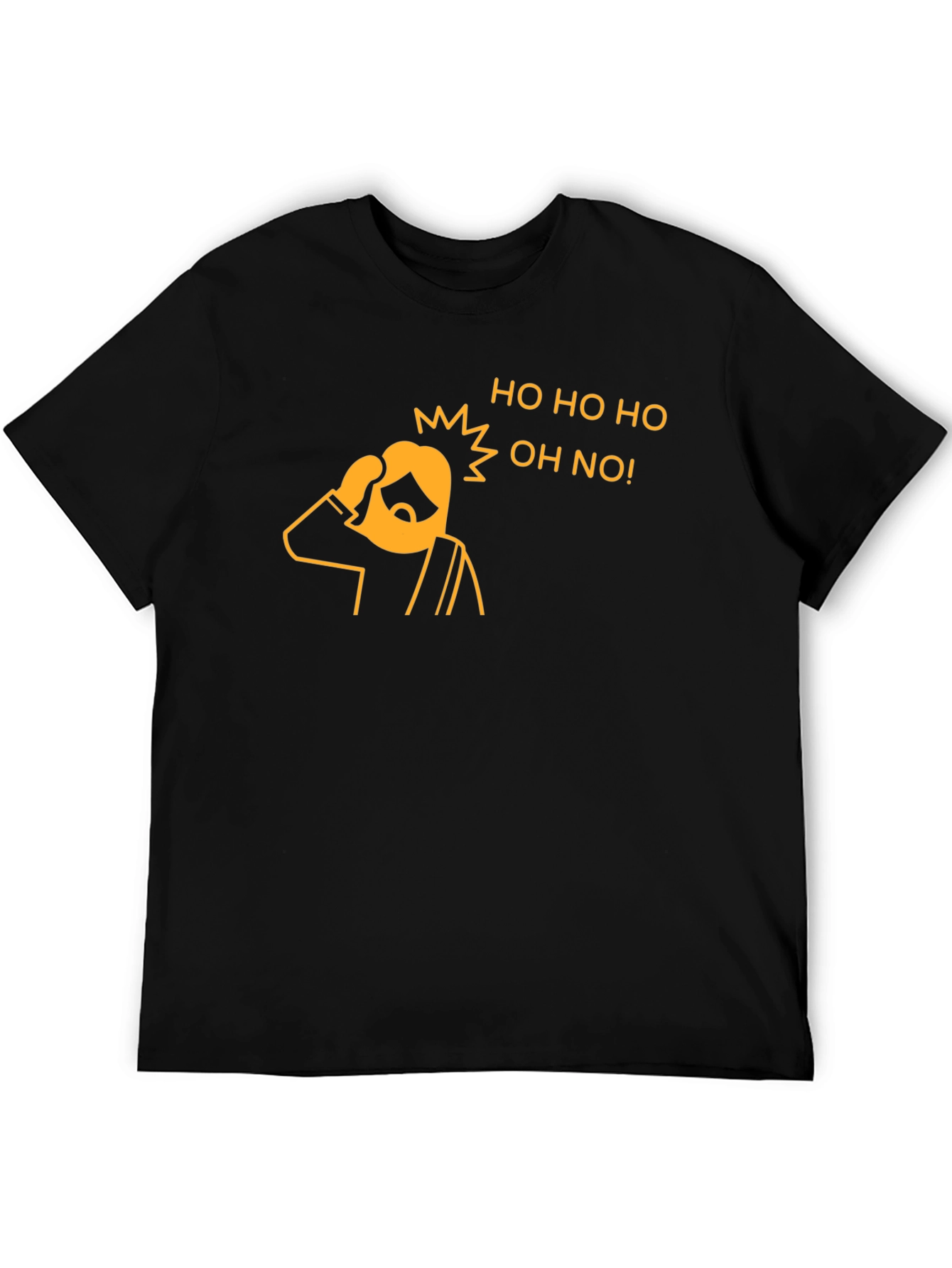 Funny Christmas Ho Ho Ho Oh No Graphic T-Shirt