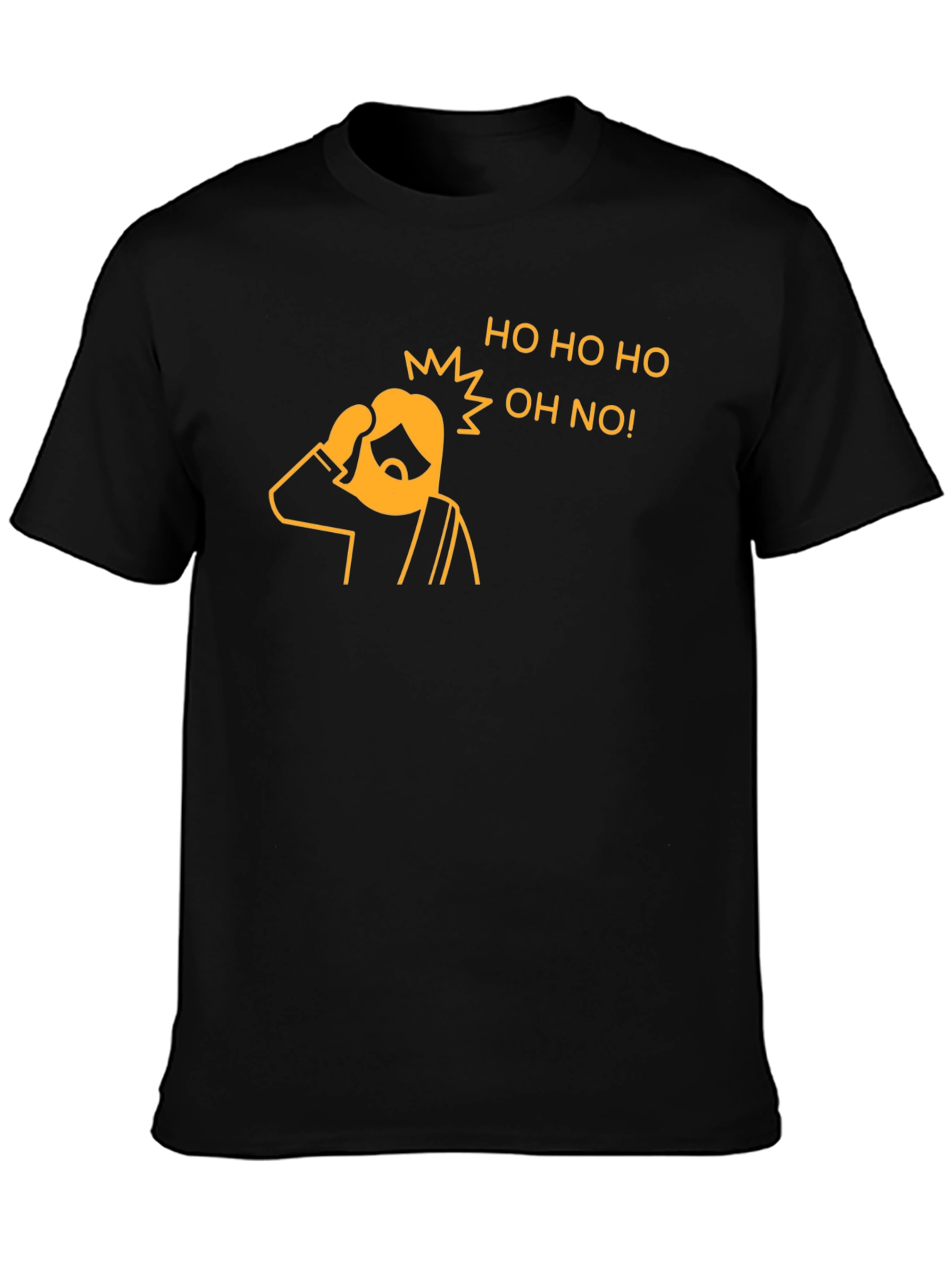 Funny Christmas Ho Ho Ho Oh No Graphic T-Shirt