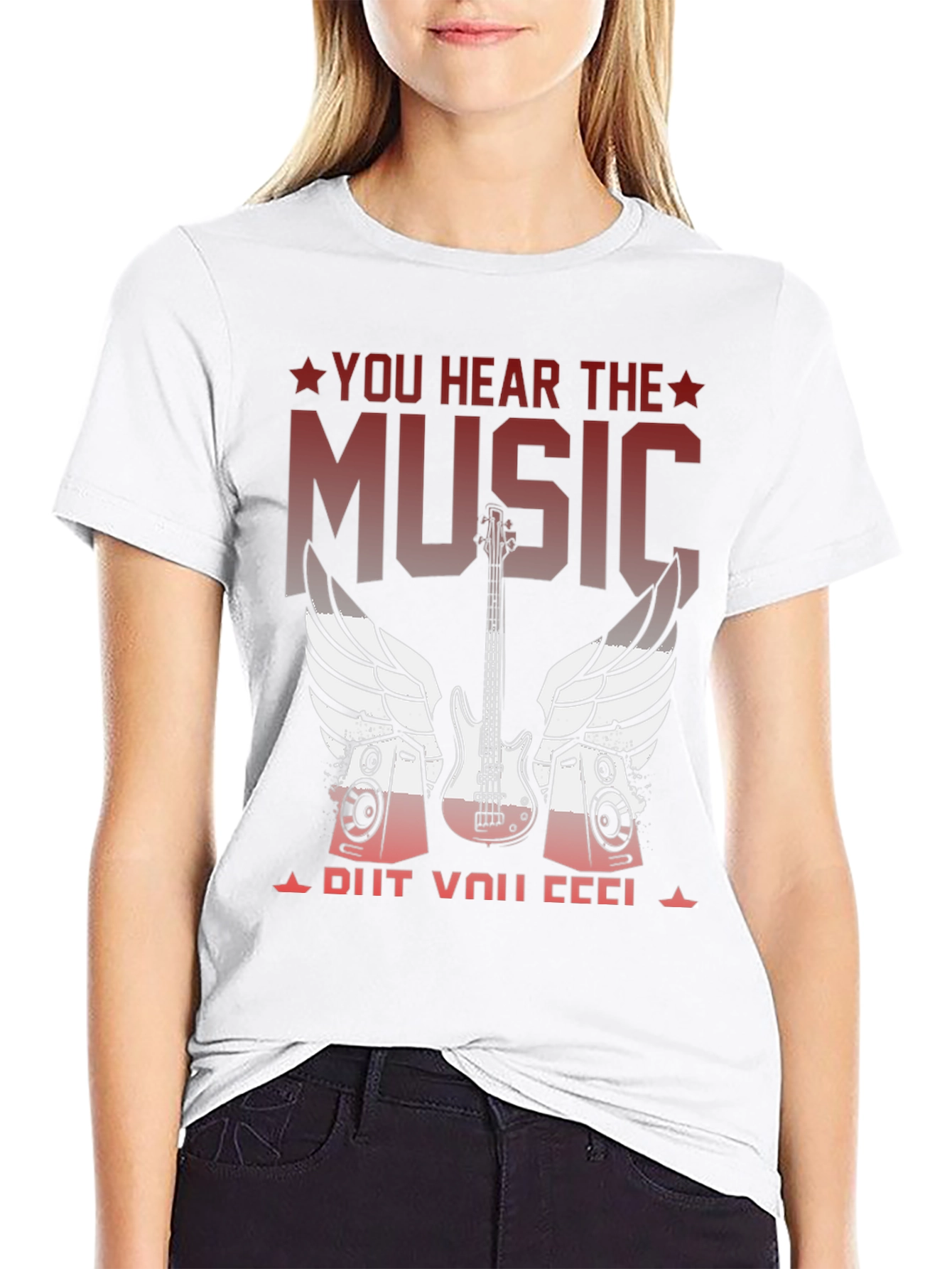 Music Bass Guitar Graphic T-Shirt
