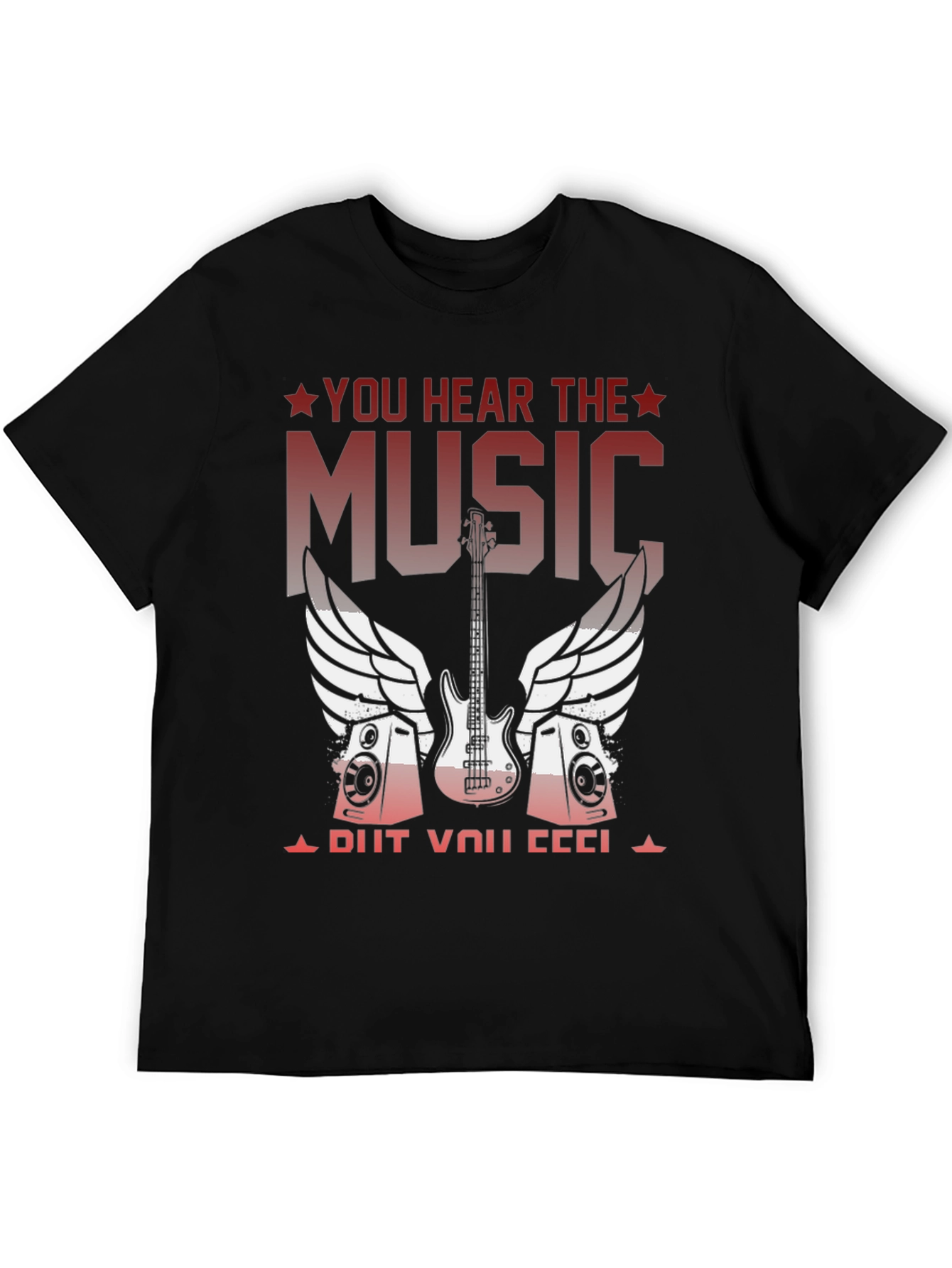 Music Bass Guitar Graphic T-Shirt