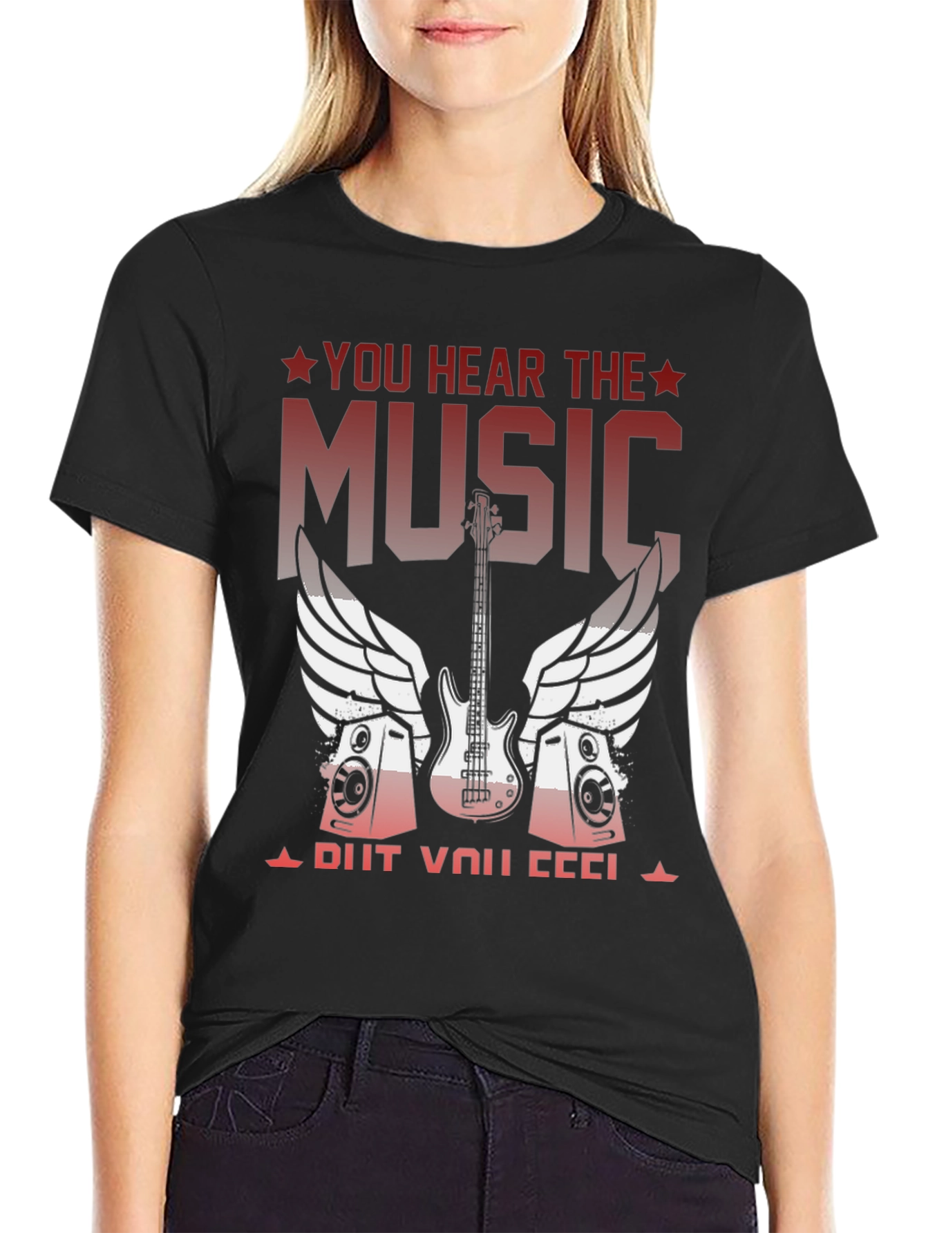 Music Bass Guitar Graphic T-Shirt