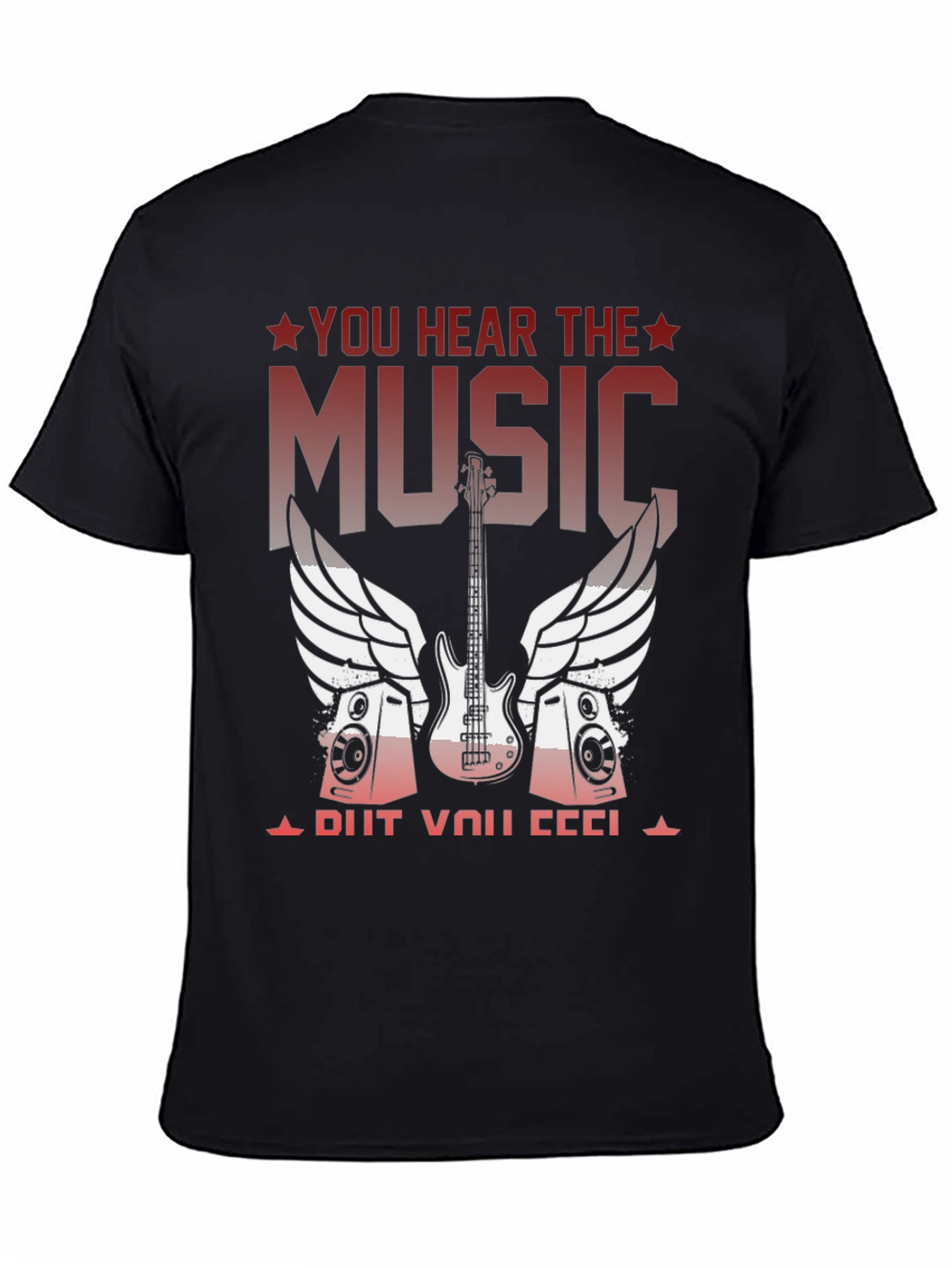Music Bass Guitar Graphic T-Shirt