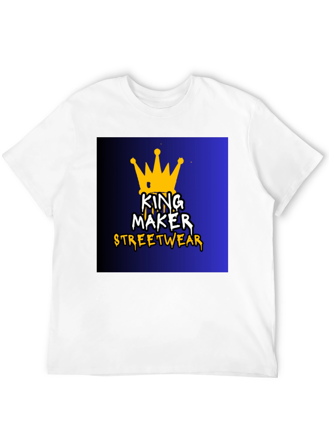 King Maker Streetwear Black Graphic Tee