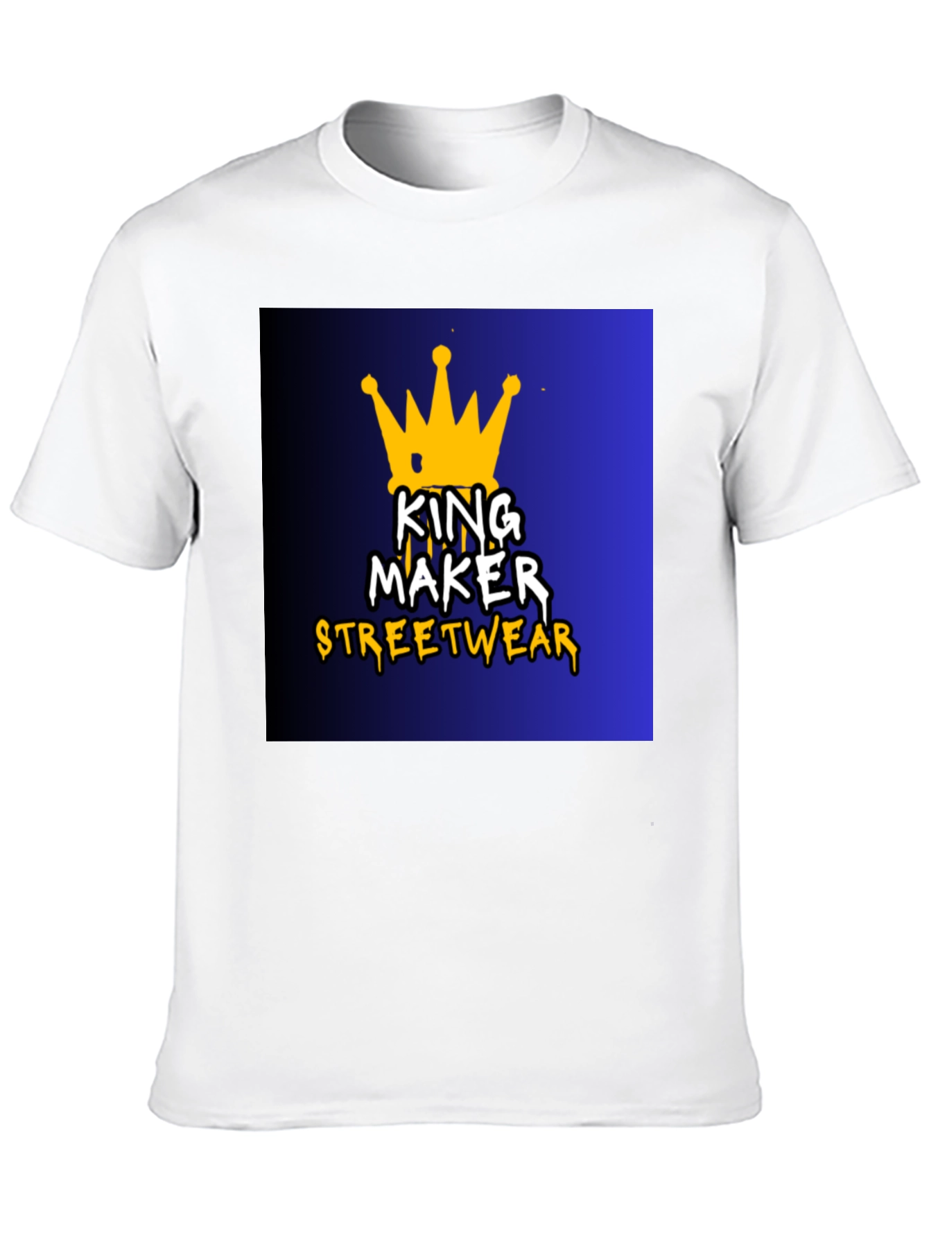 King Maker Streetwear Black Graphic Tee