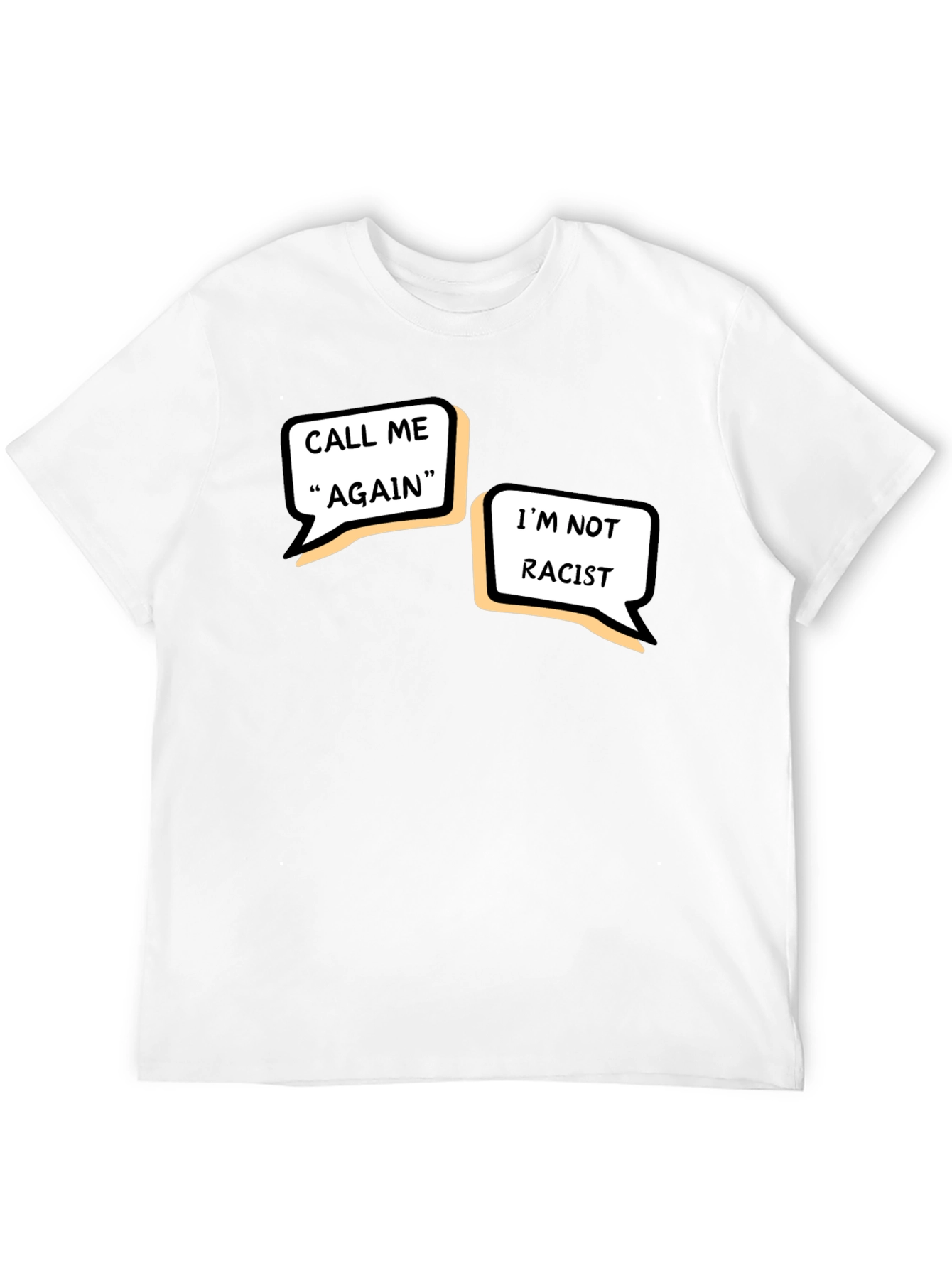 Call Me Again Funny Graphic Tee - Black