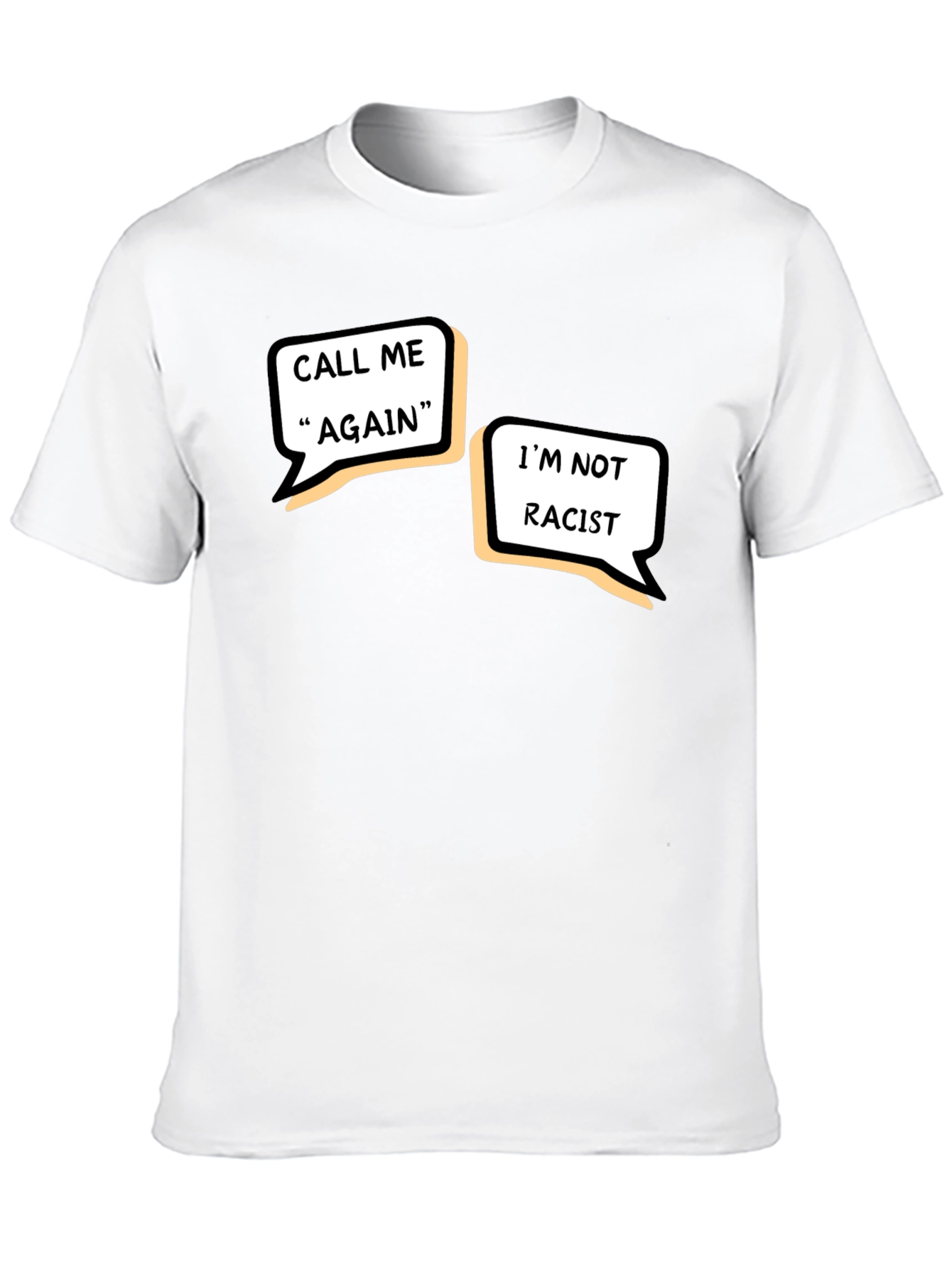 Call Me Again Funny Graphic Tee - Black