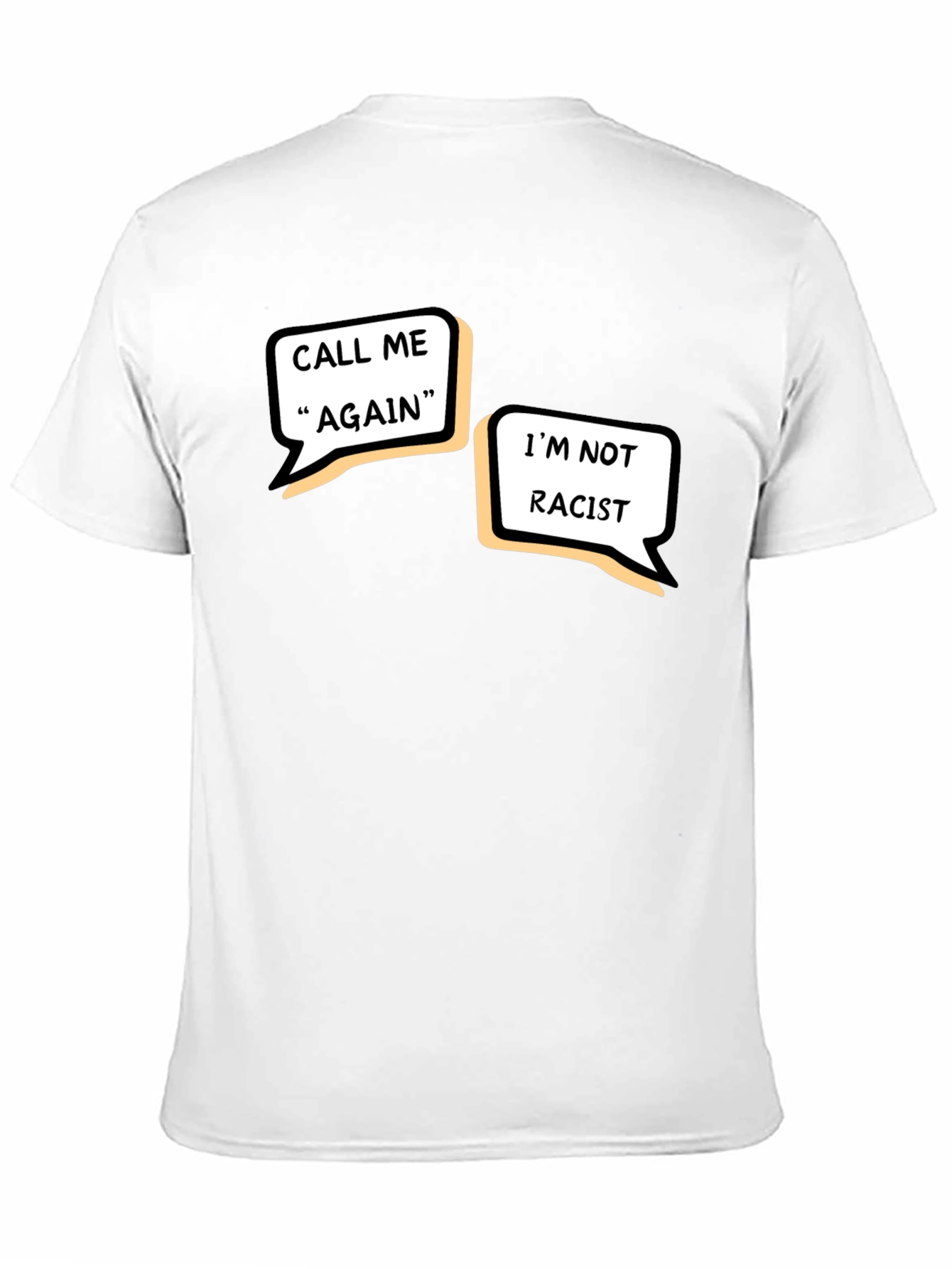 Call Me Again Funny Graphic Tee - Black