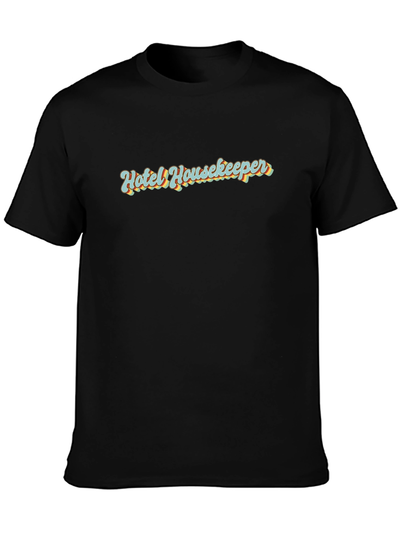 Hotel Housekeeper Graphic Tee - Retro Style