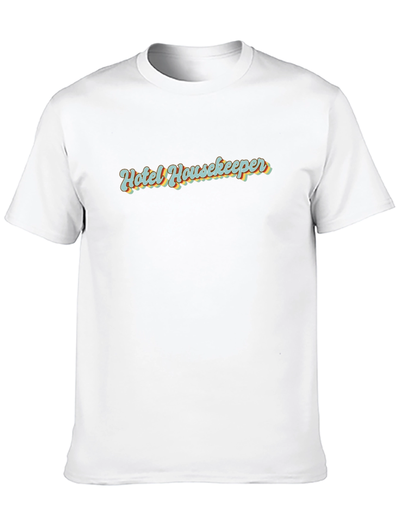 Hotel Housekeeper Graphic Tee - Retro Style
