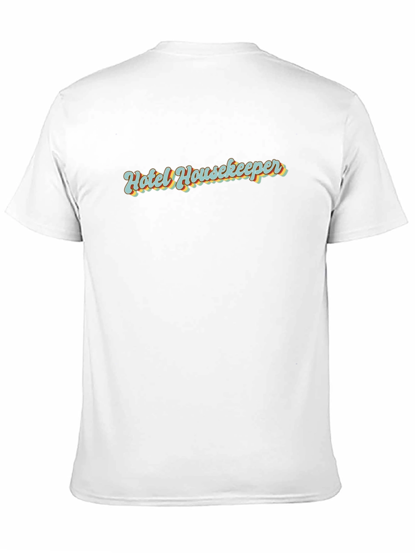 Hotel Housekeeper Graphic Tee - Retro Style