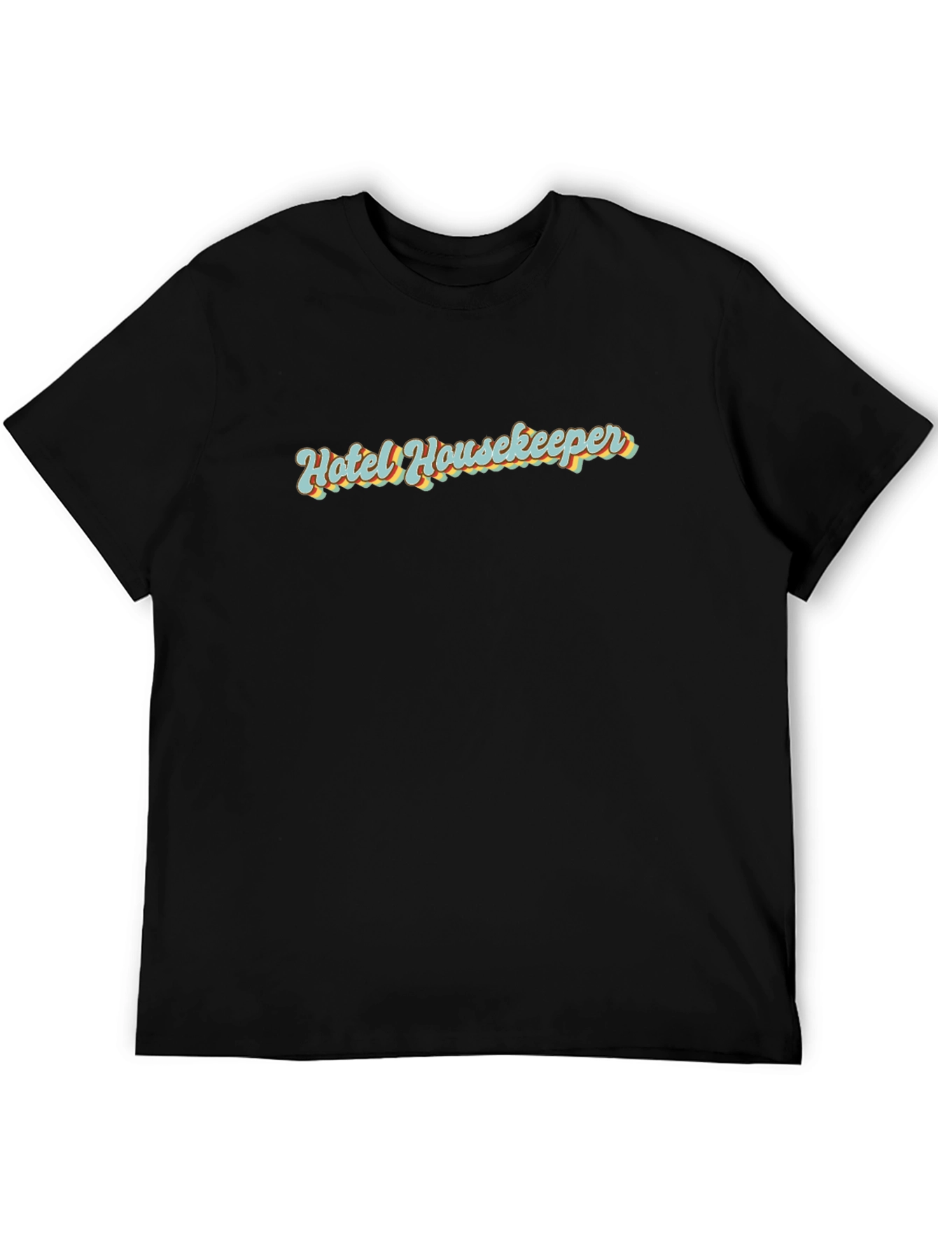 Hotel Housekeeper Graphic Tee - Retro Style