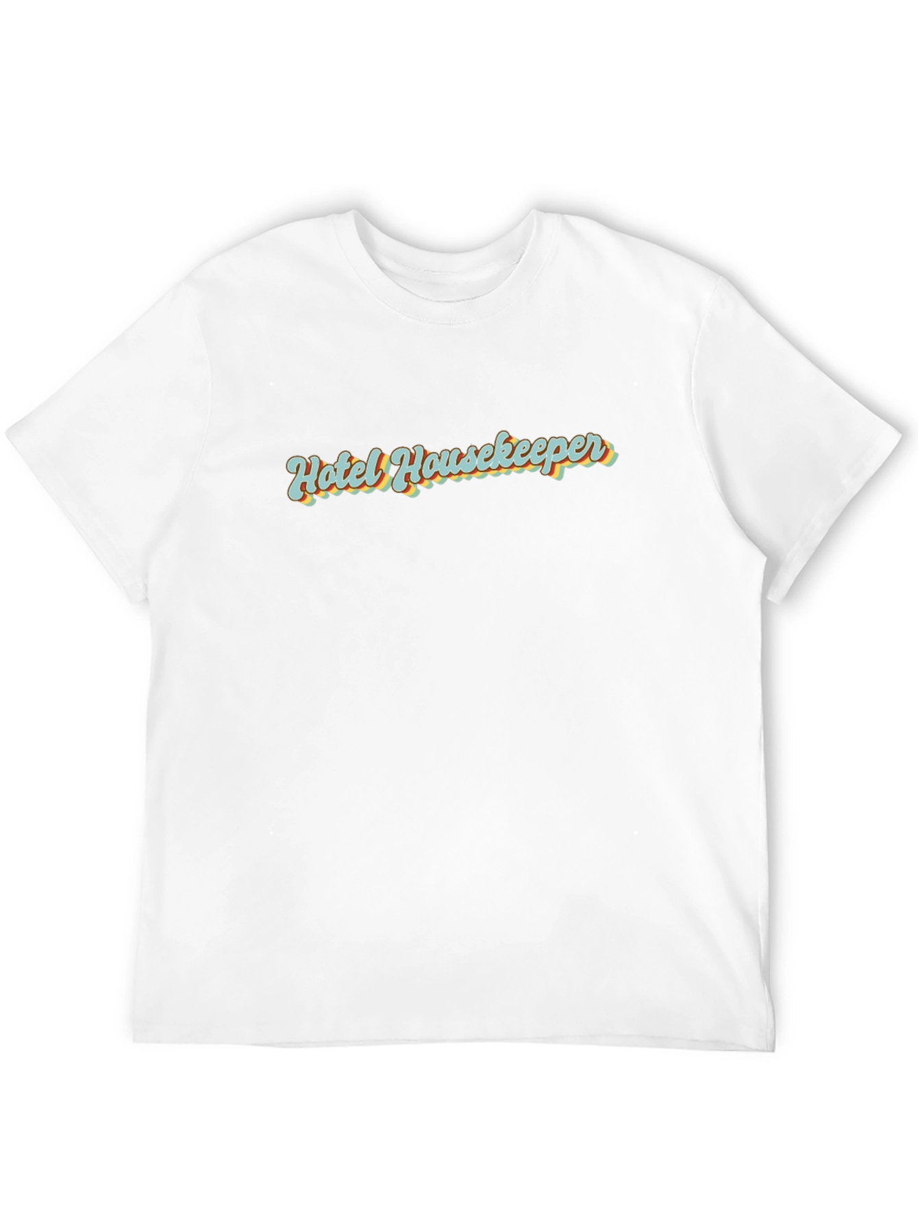 Hotel Housekeeper Graphic Tee - Retro Style