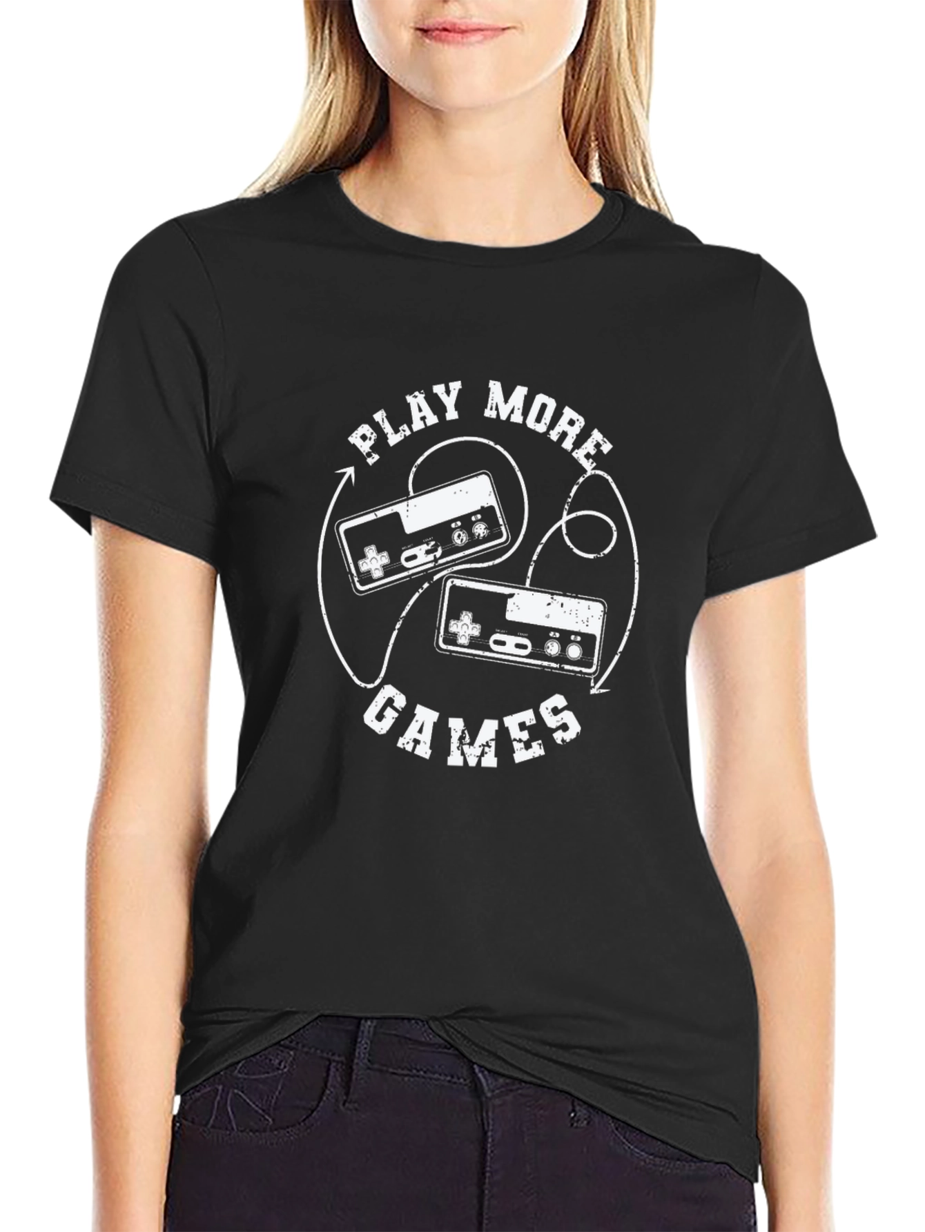 Retro Gaming T-Shirt - Play More Games!
