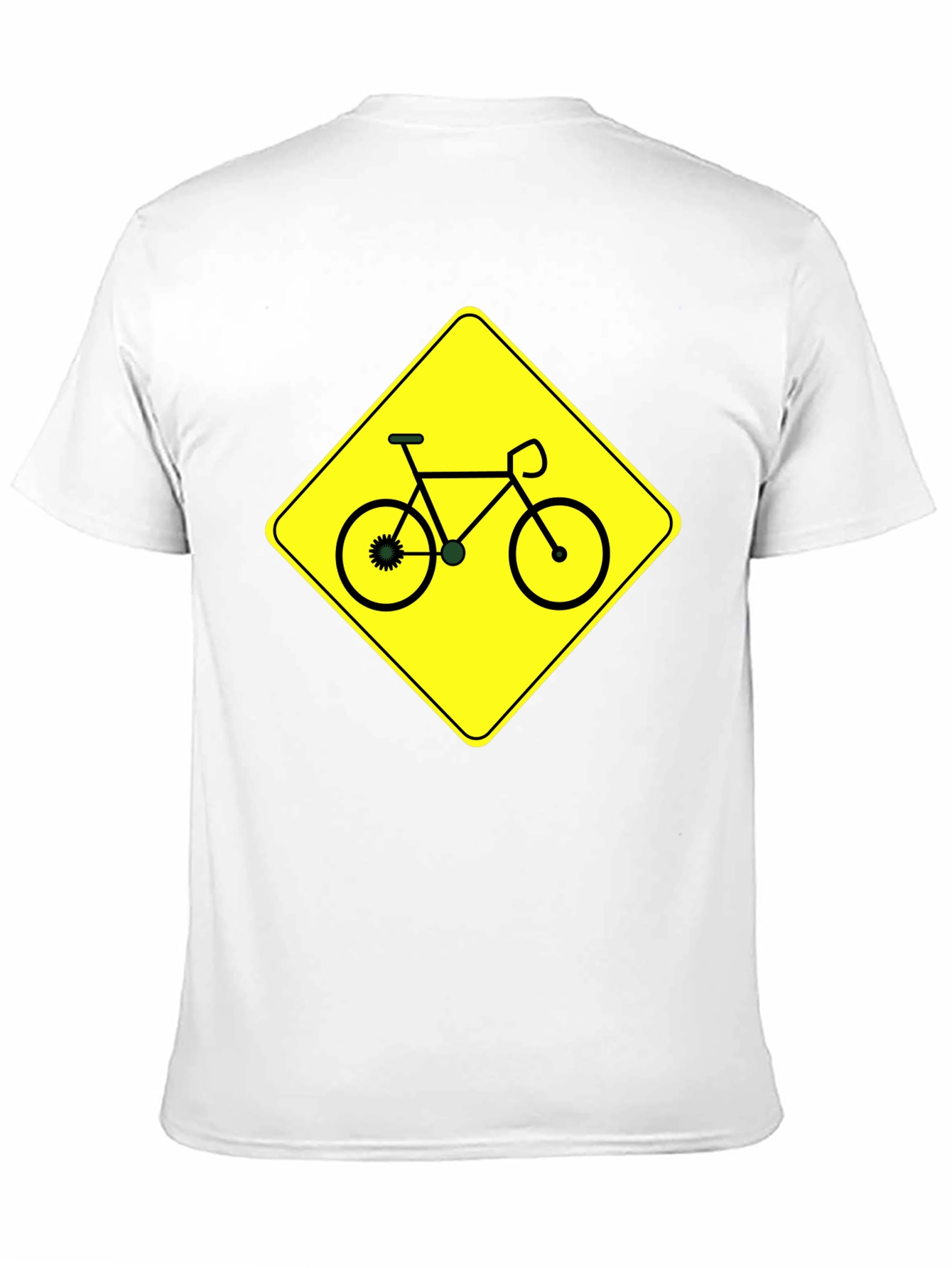 Bike Sign Graphic T-Shirt - Black