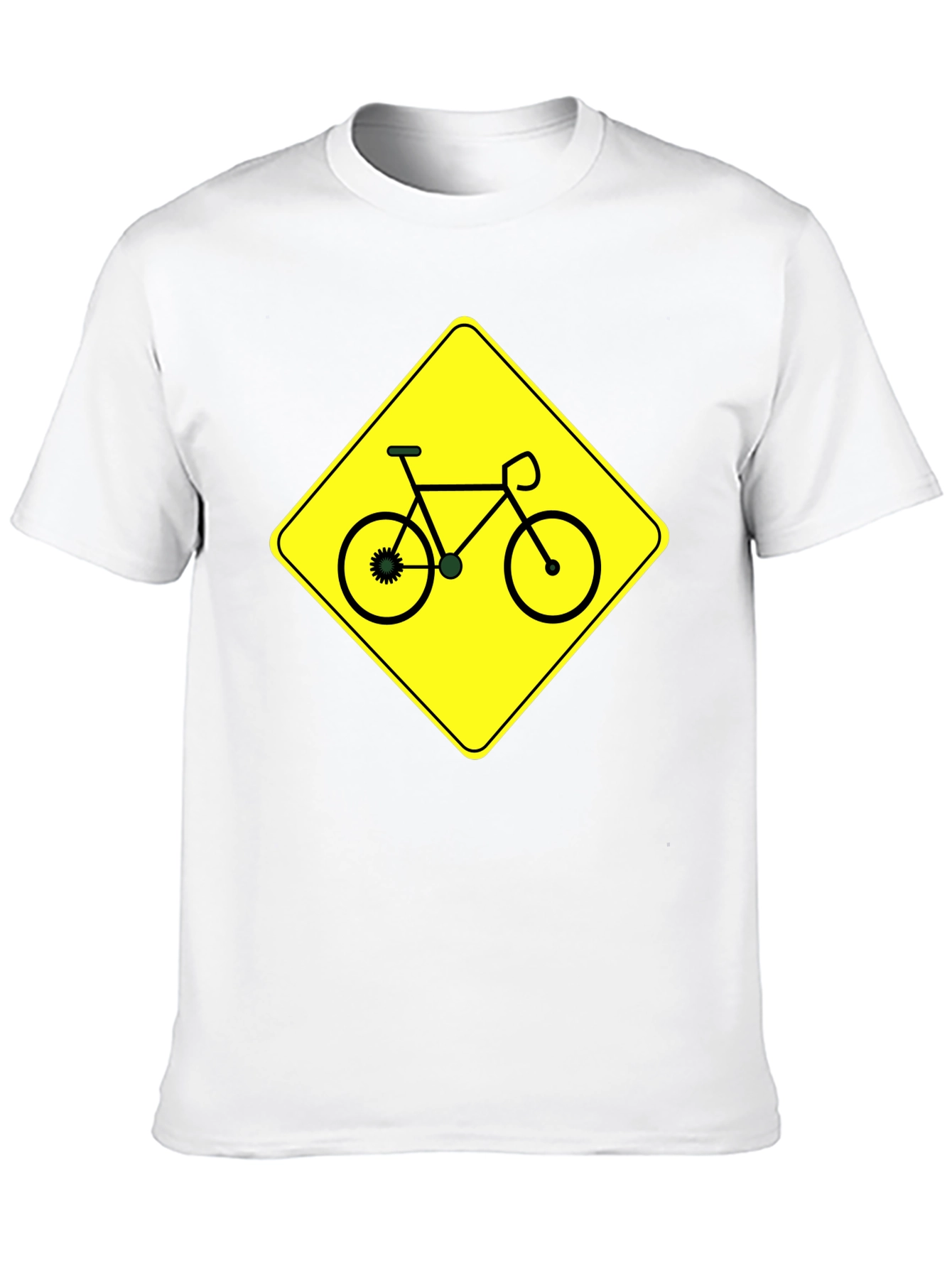 Bike Sign Graphic T-Shirt - Black