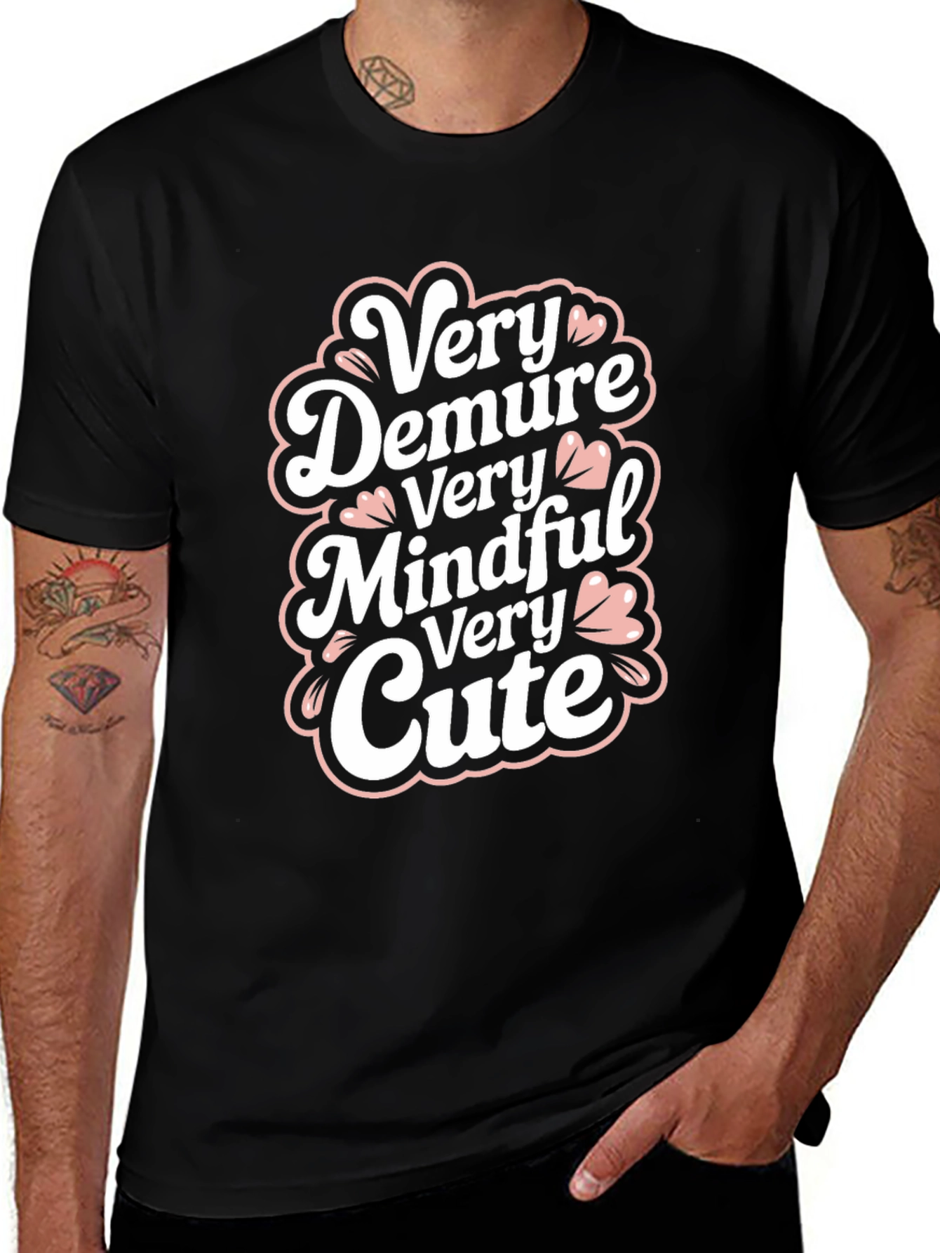 Very Demure Mindful Cute Graphic T-Shirt