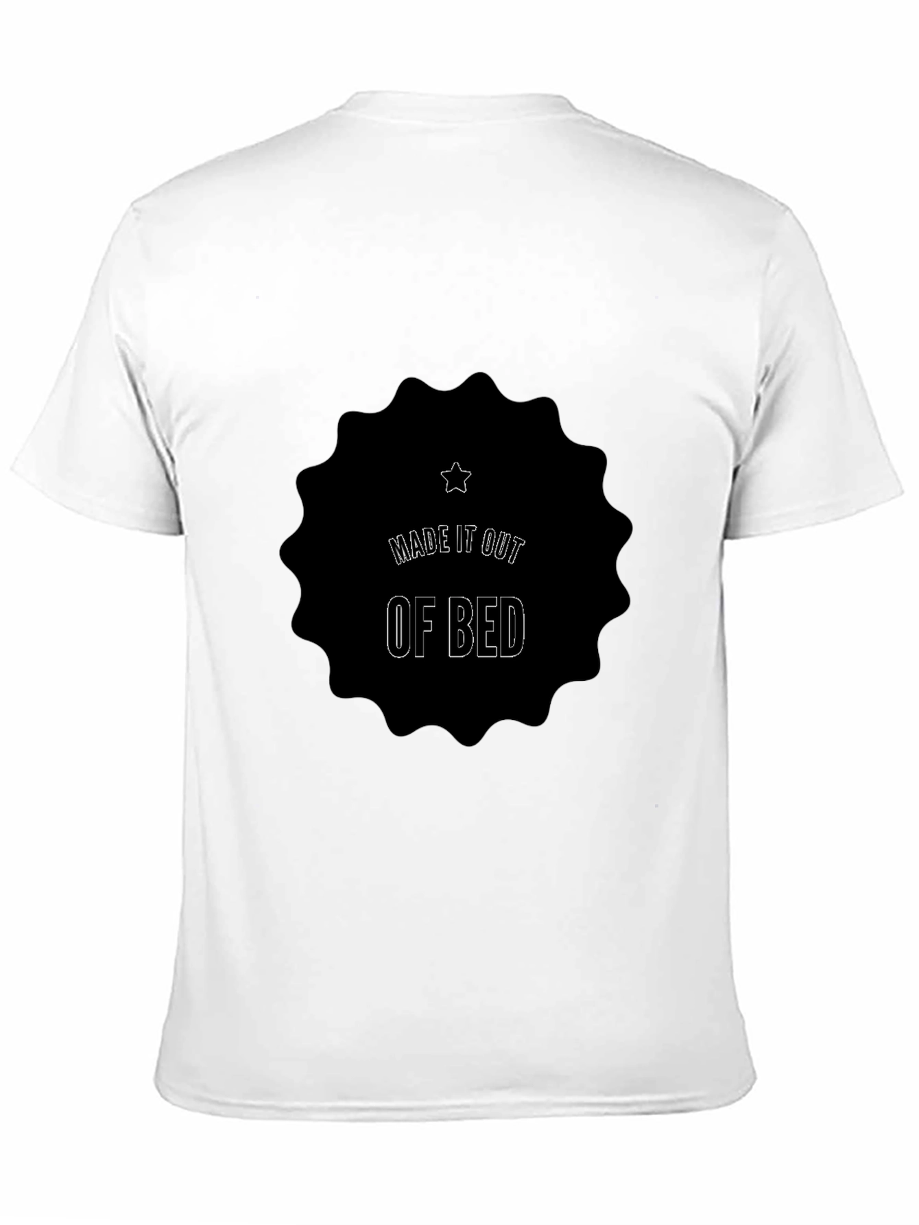 Made It Out Of Bed Black Tee