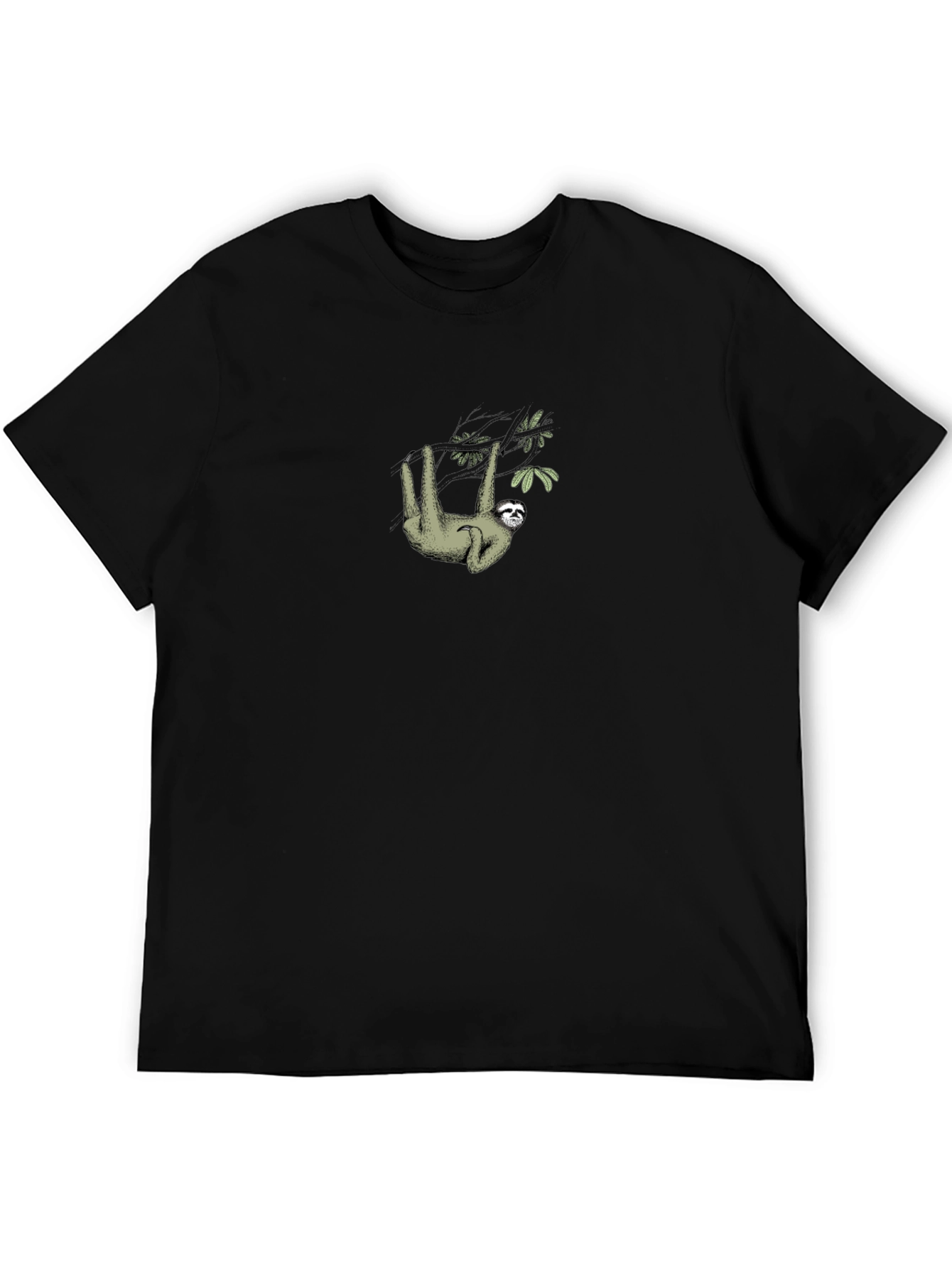 Sloth Hanging From Tree Branch Graphic Tee