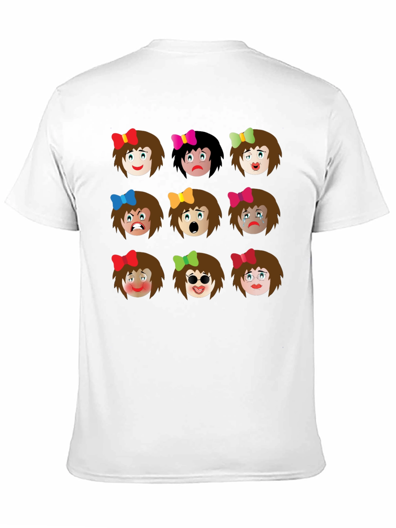 Emotions Graphic Tee - Black Cotton Blend