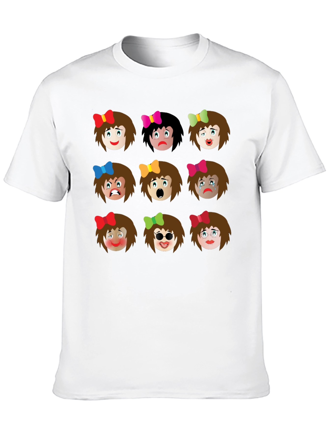 Emotions Graphic Tee - Black Cotton Blend