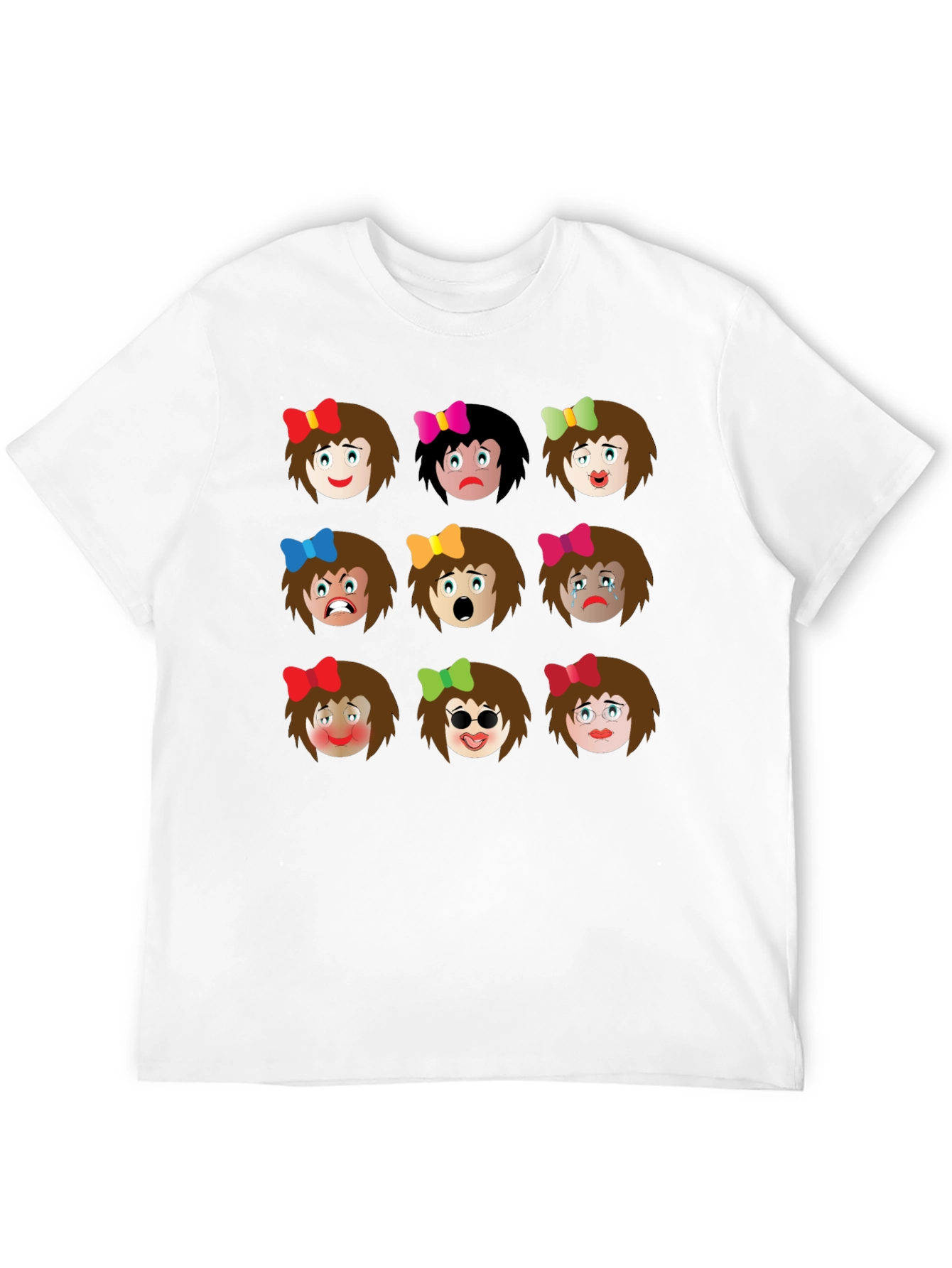 Emotions Graphic Tee - Black Cotton Blend
