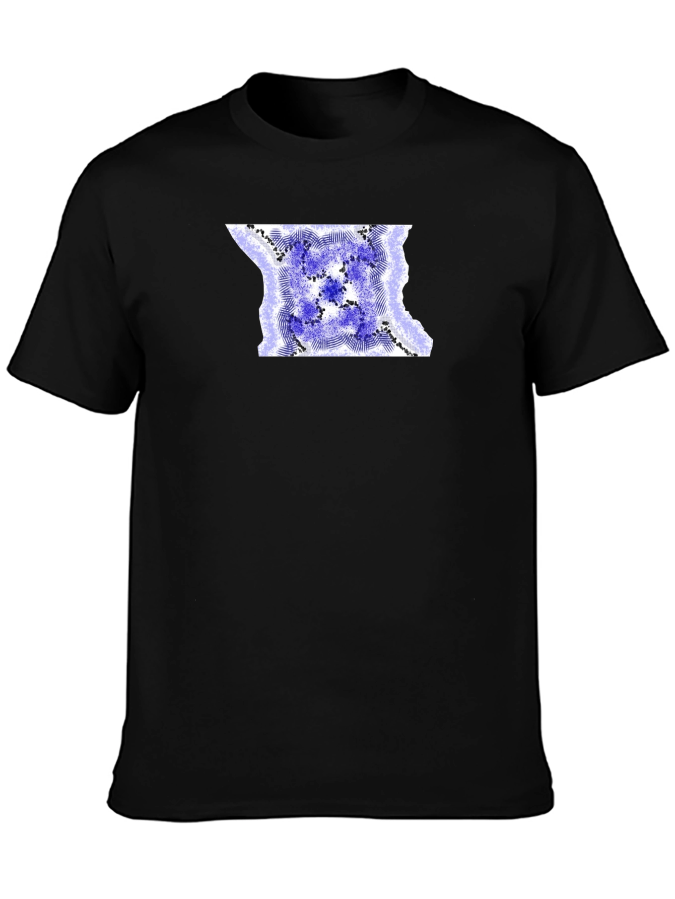 Abstract Design Black T-Shirt