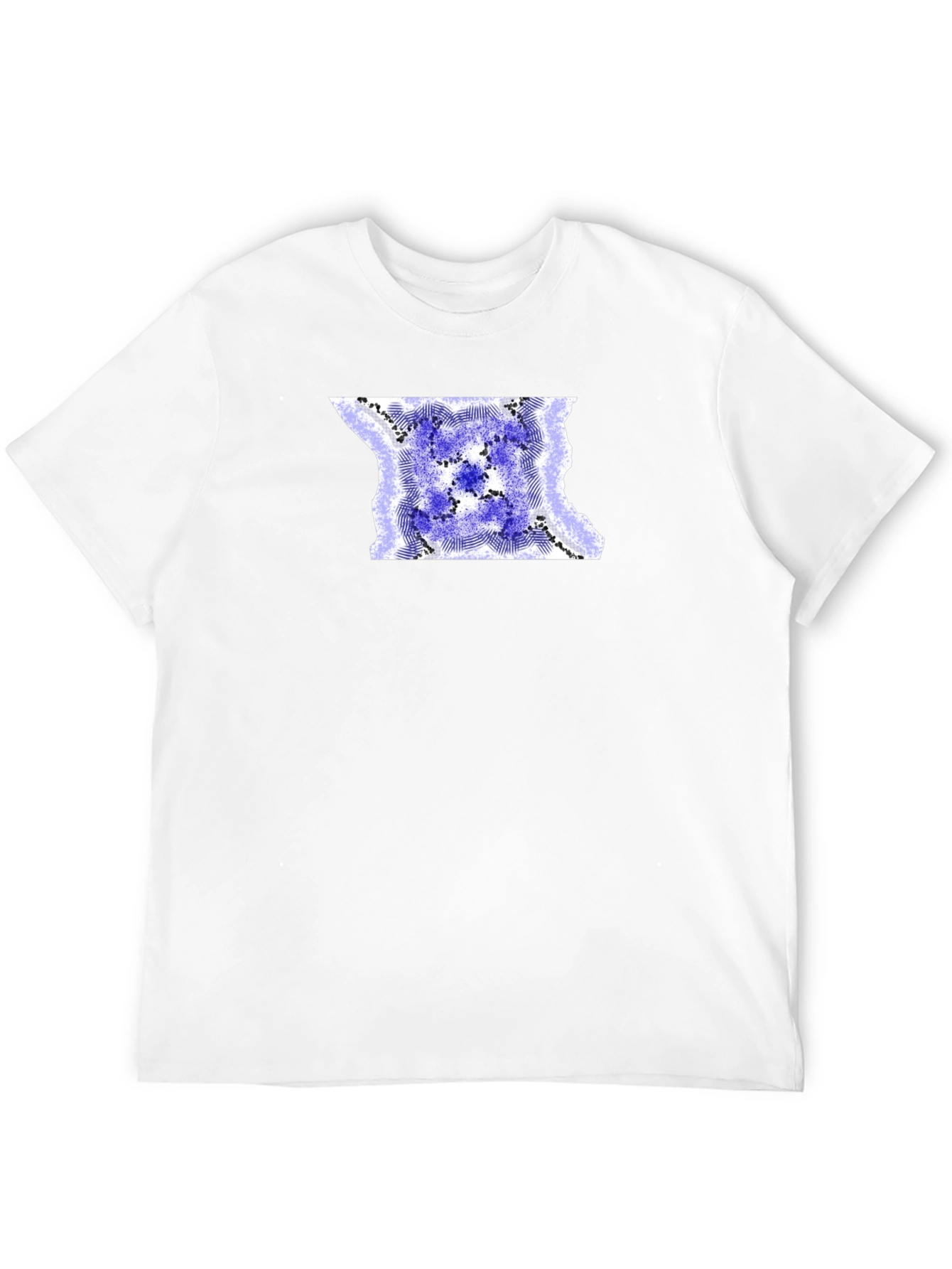 Abstract Design Black T-Shirt