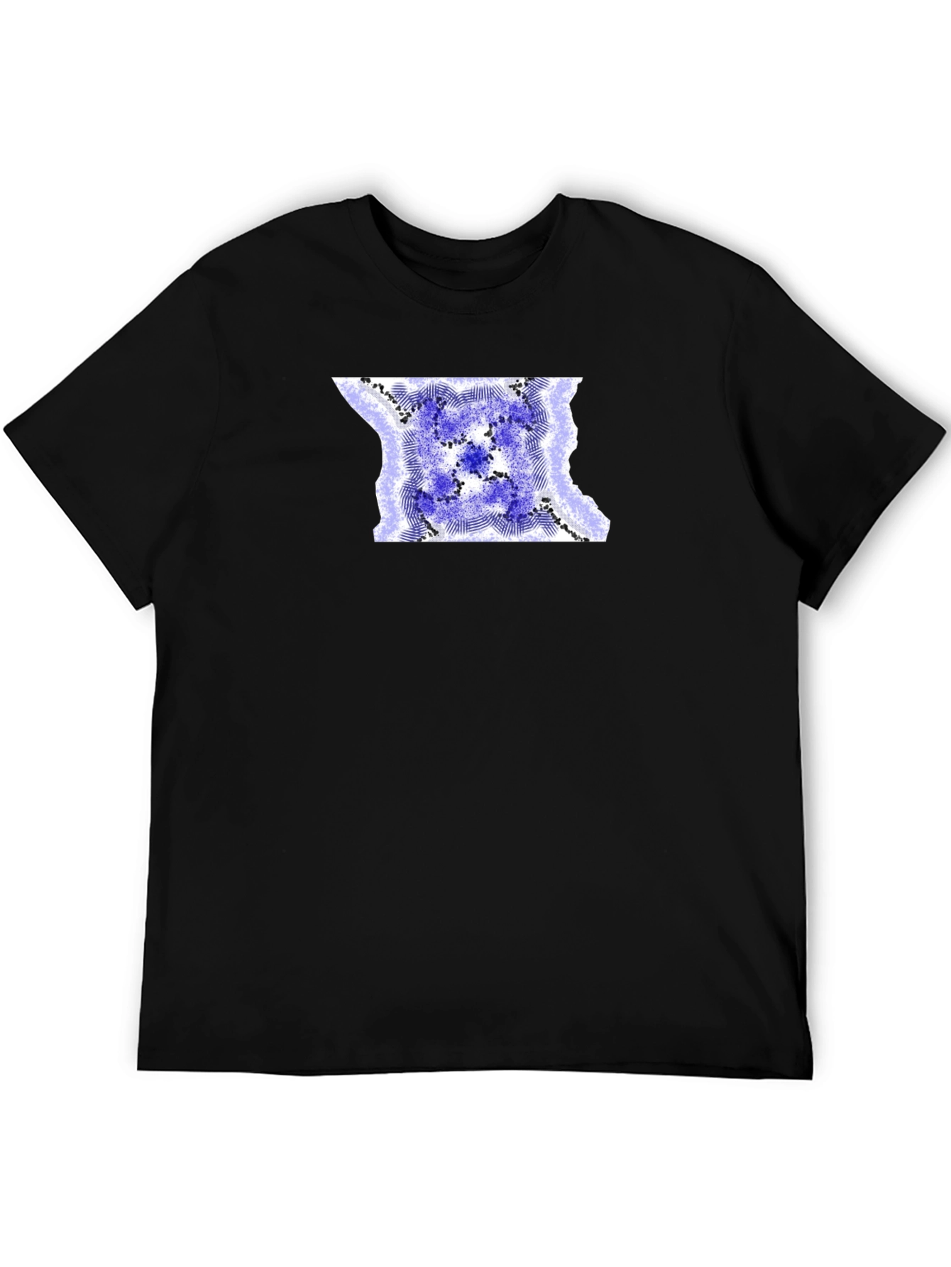 Abstract Design Black T-Shirt