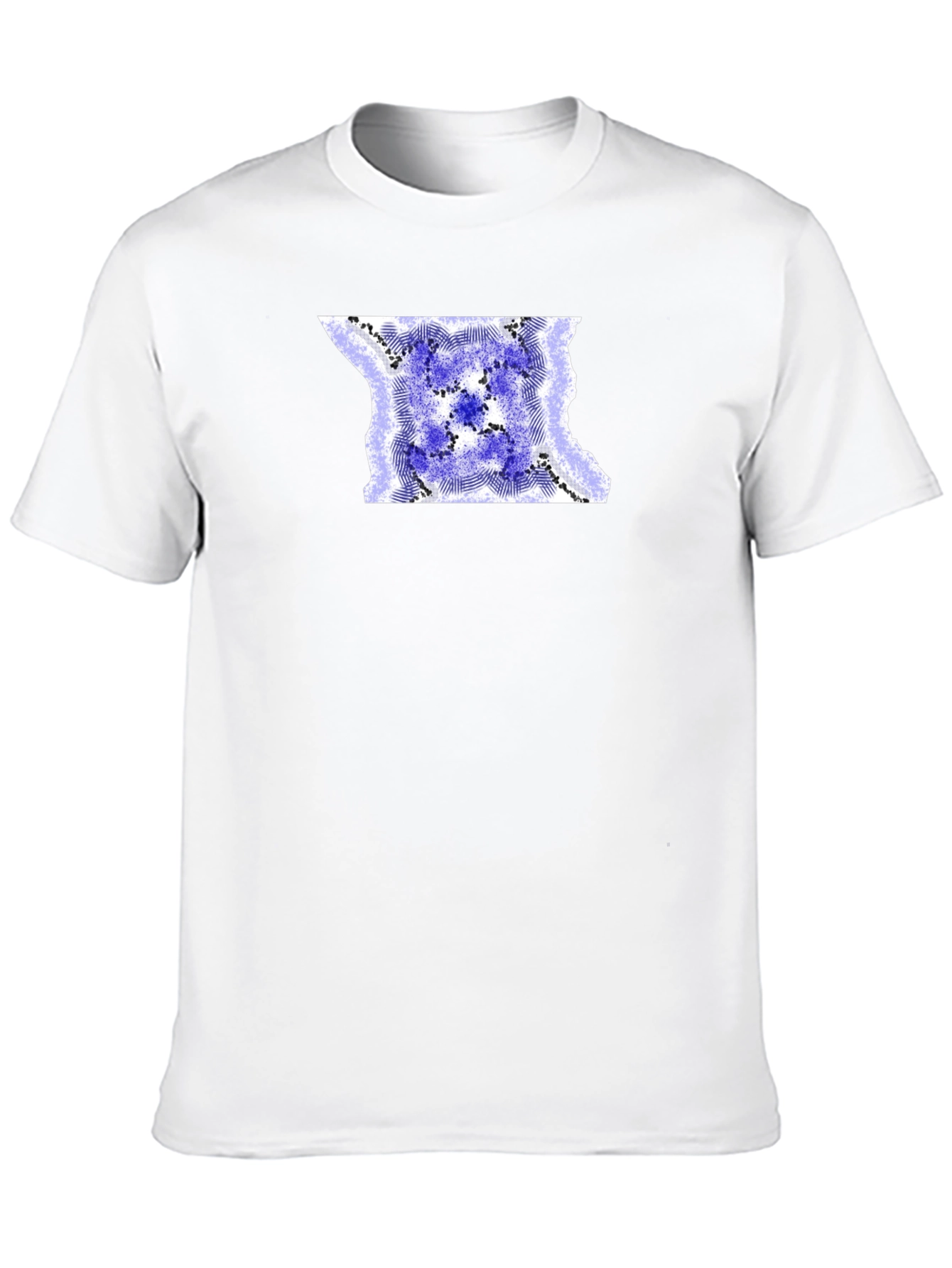 Abstract Design Black T-Shirt