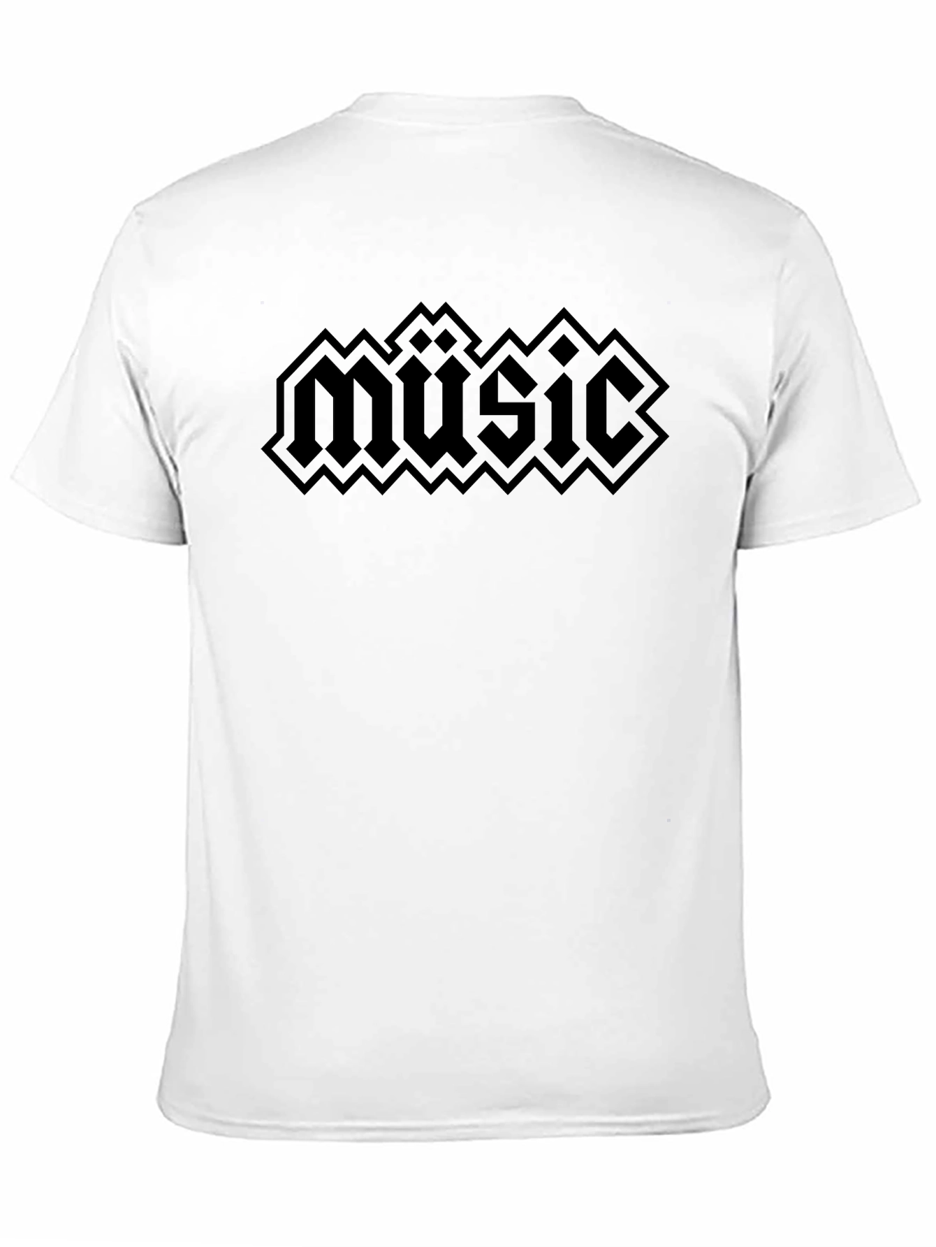 Black Music Graphic Tee - Dark Aesthetic T-Shirt