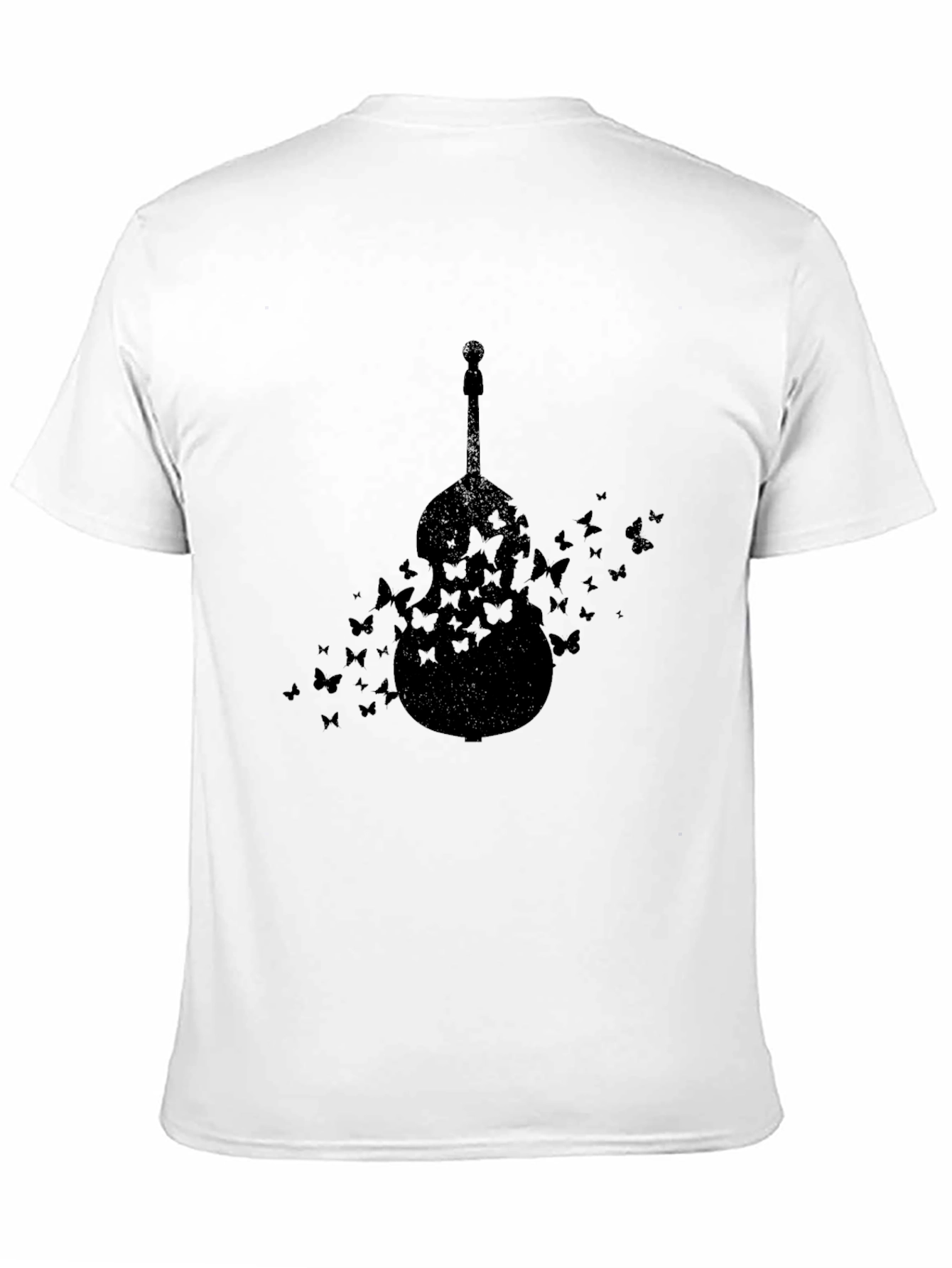 Butterfly Cello Black T-Shirt