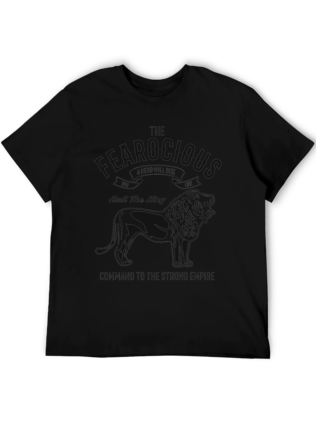 Mens The Fear Cage T-Shirt - Black