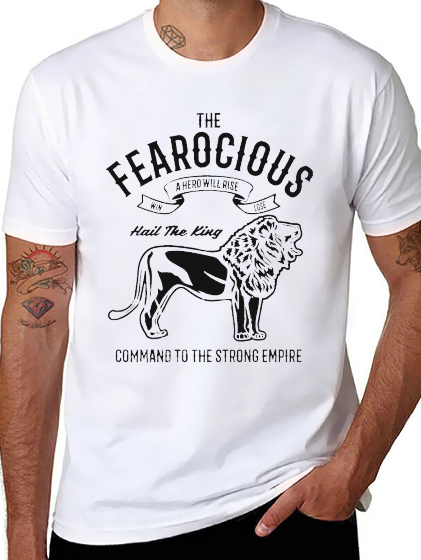 Mens The Fear Cage T-Shirt - Black