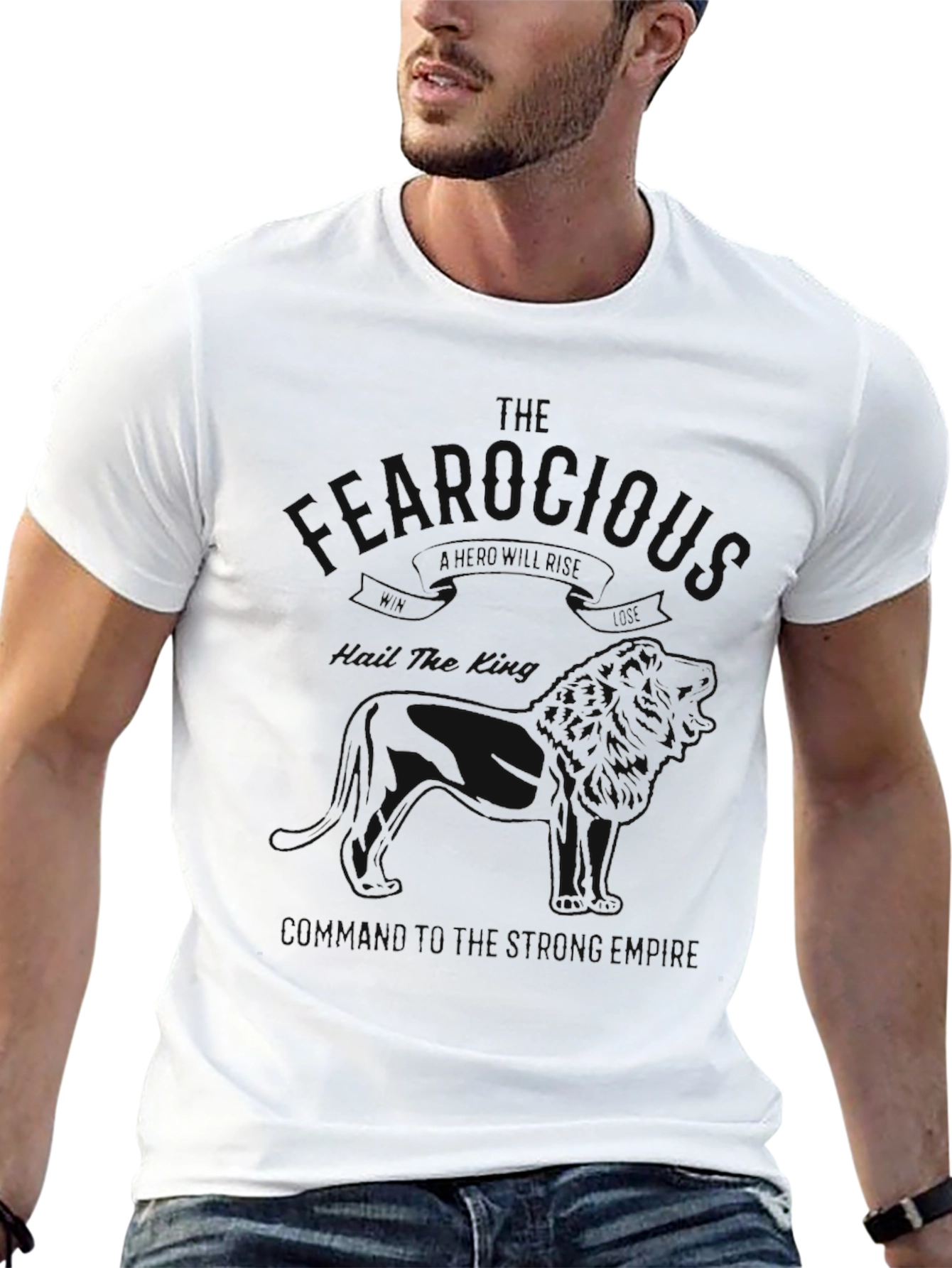 Mens The Fear Cage T-Shirt - Black