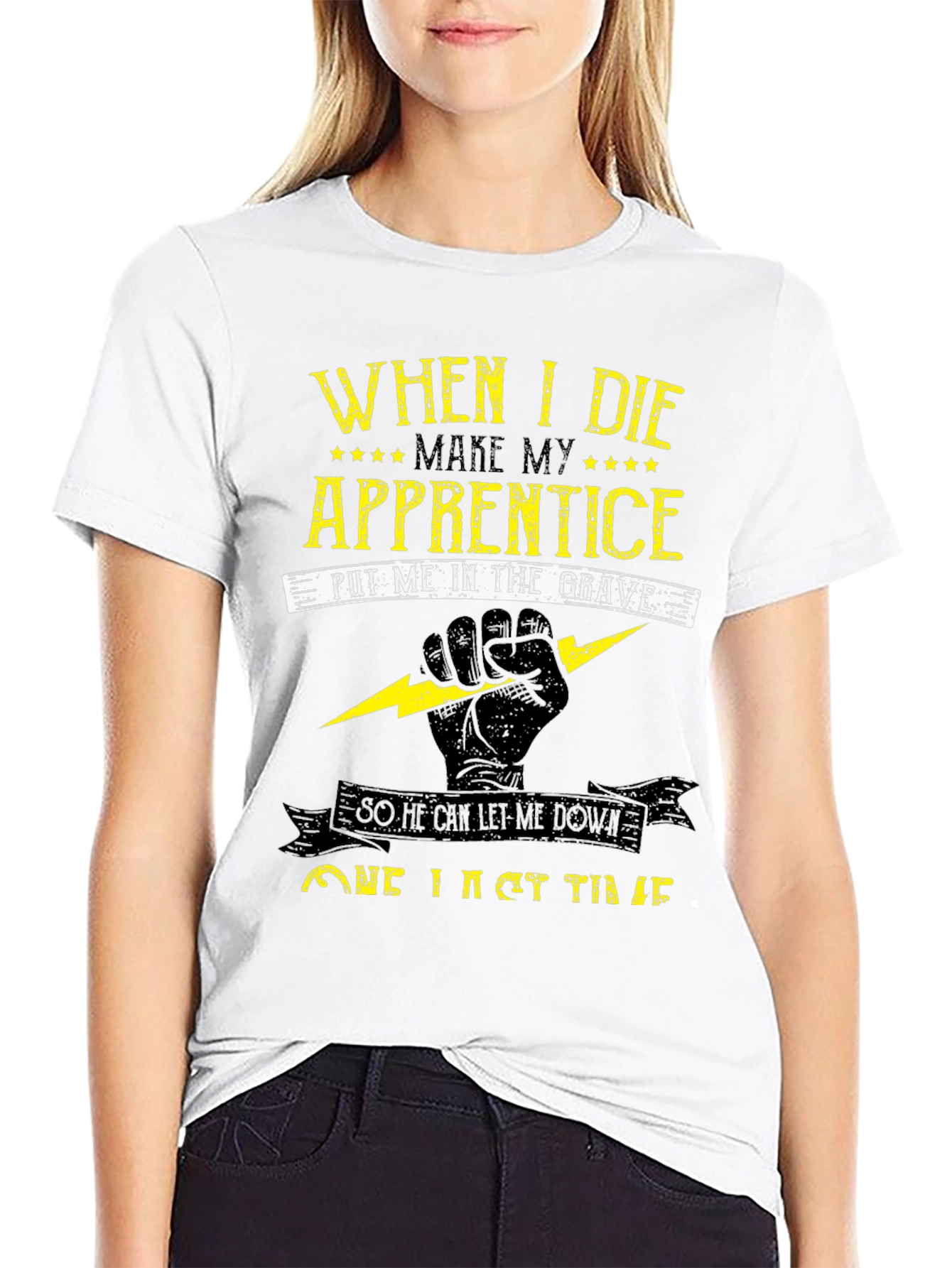 Electrician Apprentice Humor Graphic T-Shirt