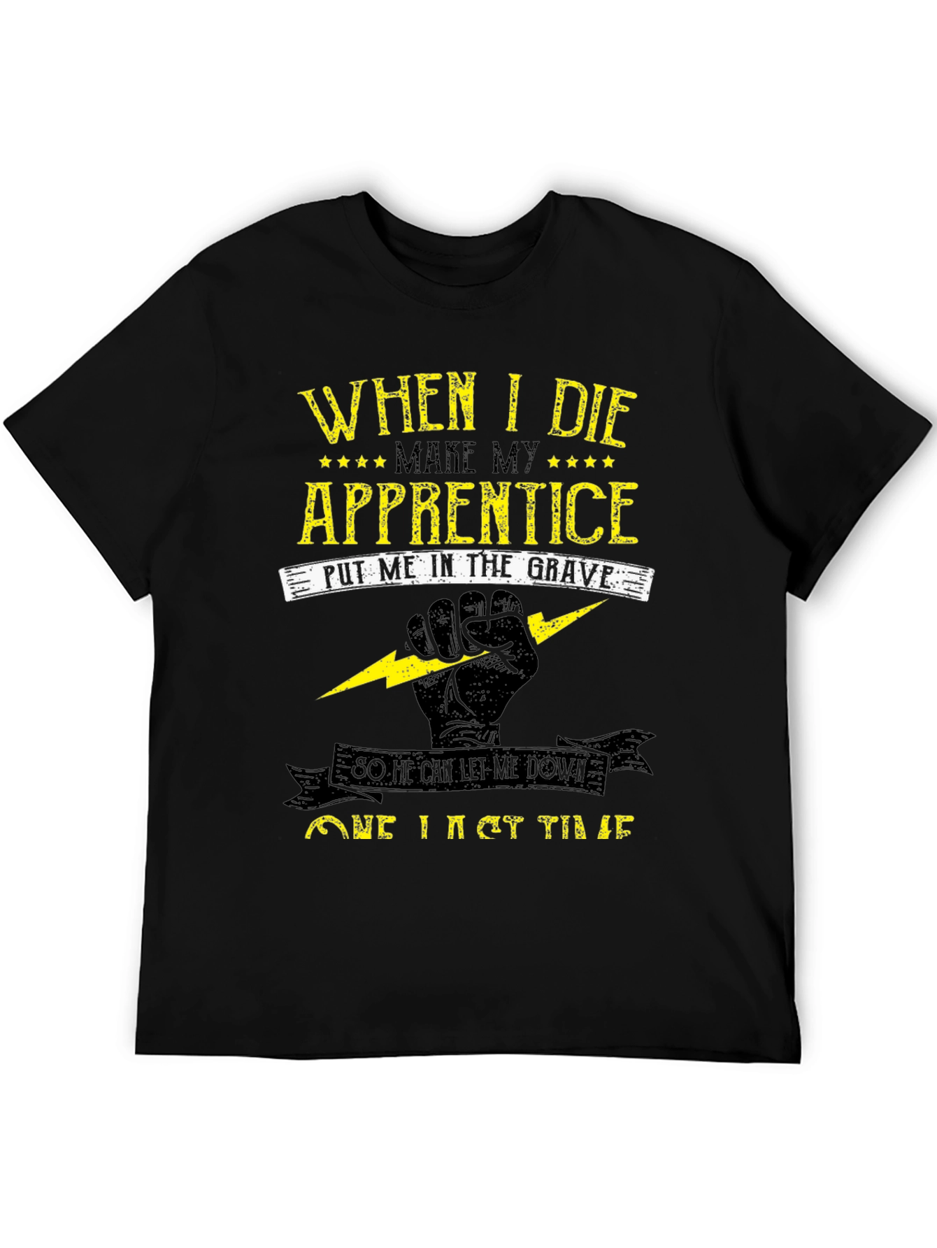 Electrician Apprentice Humor Graphic T-Shirt