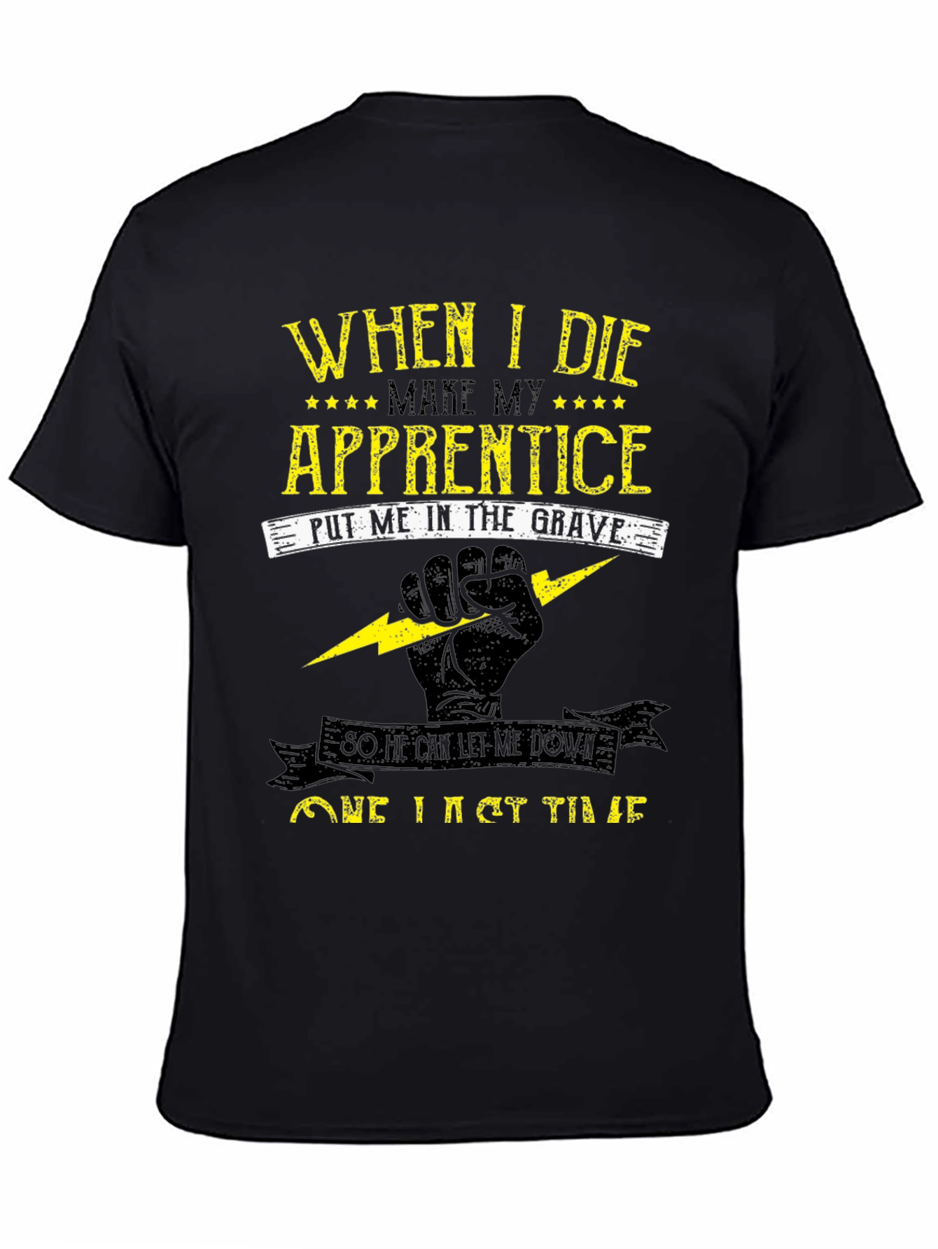 Electrician Apprentice Humor Graphic T-Shirt