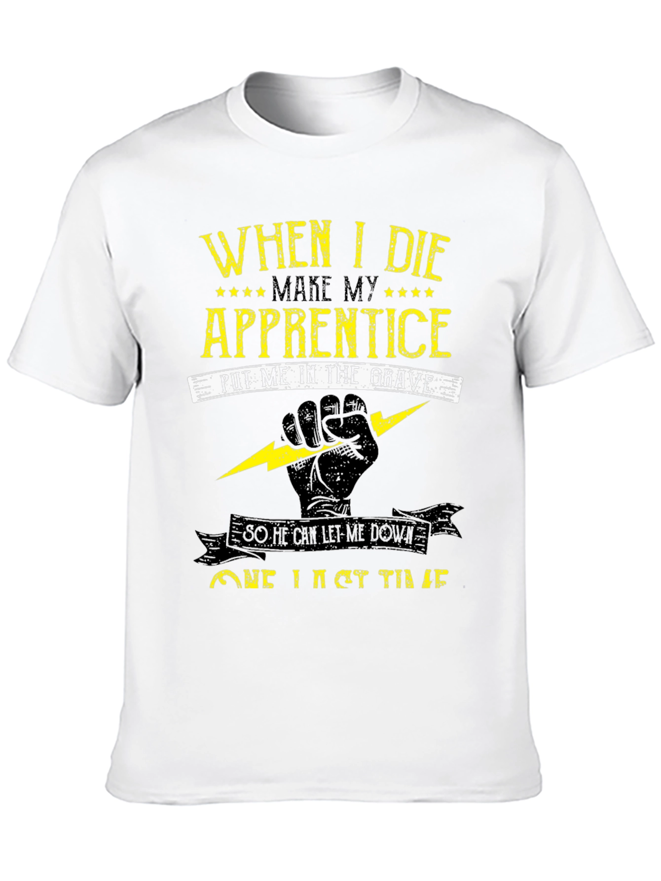Electrician Apprentice Humor Graphic T-Shirt