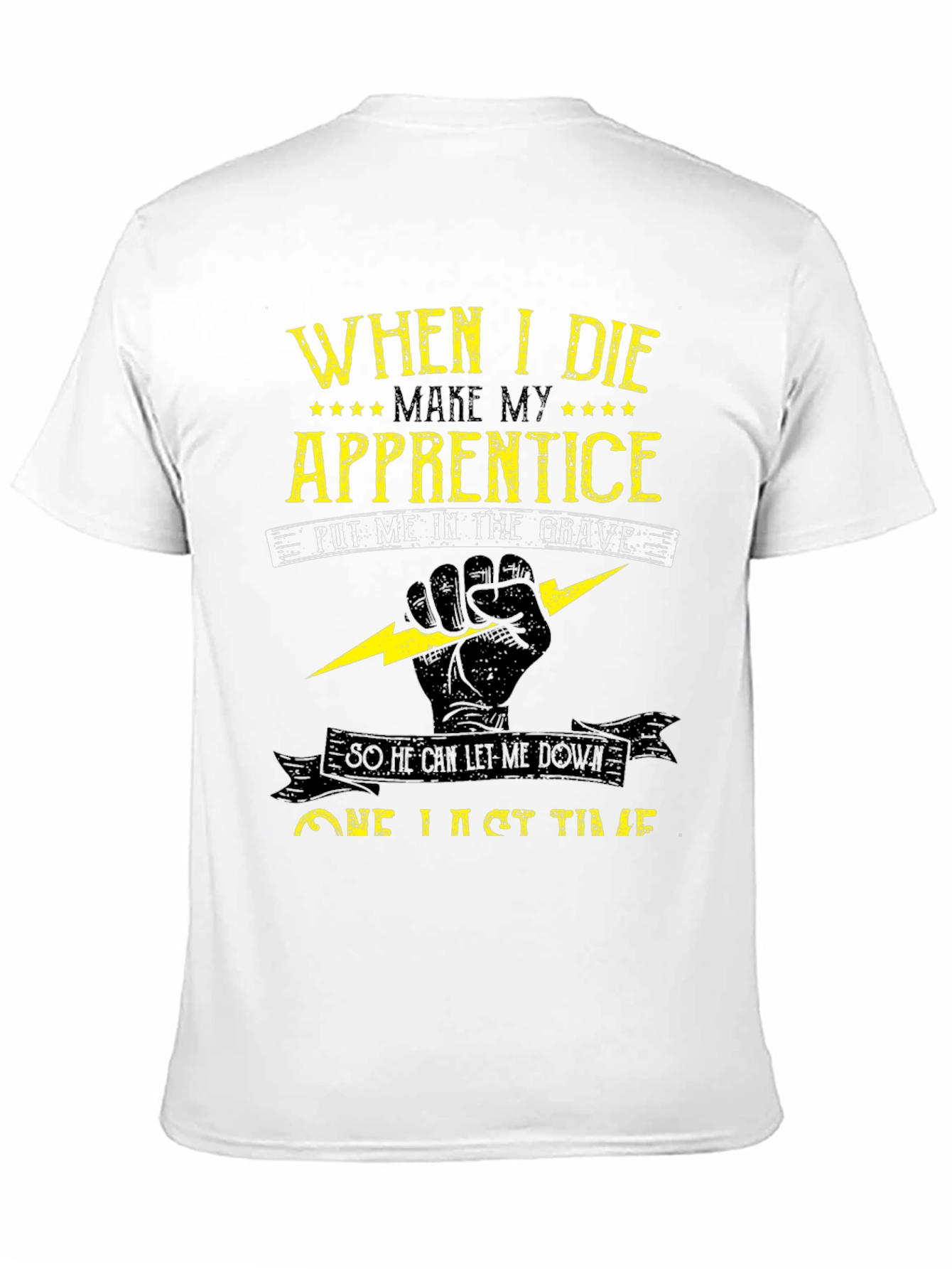 Electrician Apprentice Humor Graphic T-Shirt