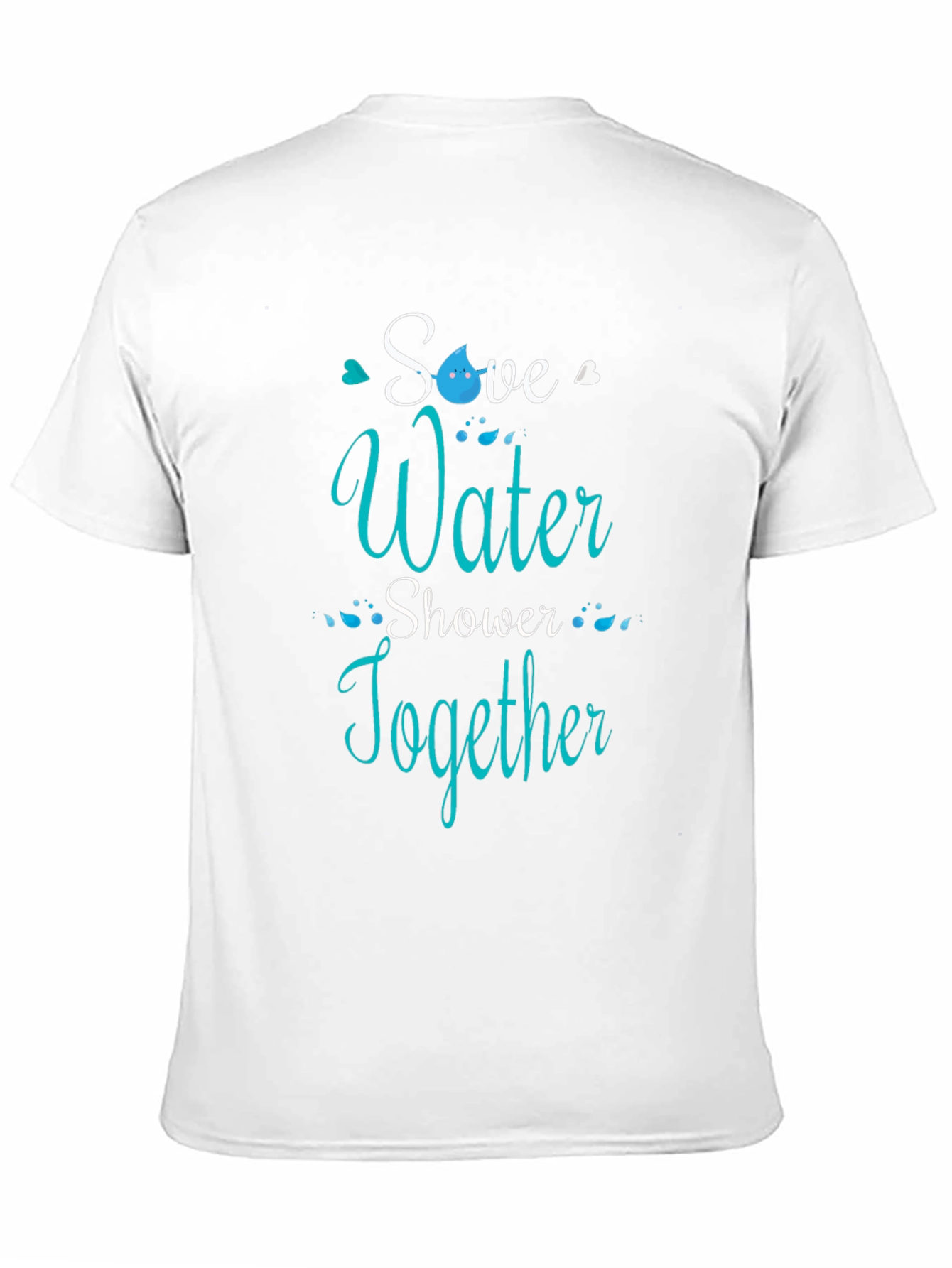 Save Water Shower Together Graphic Tee - Black