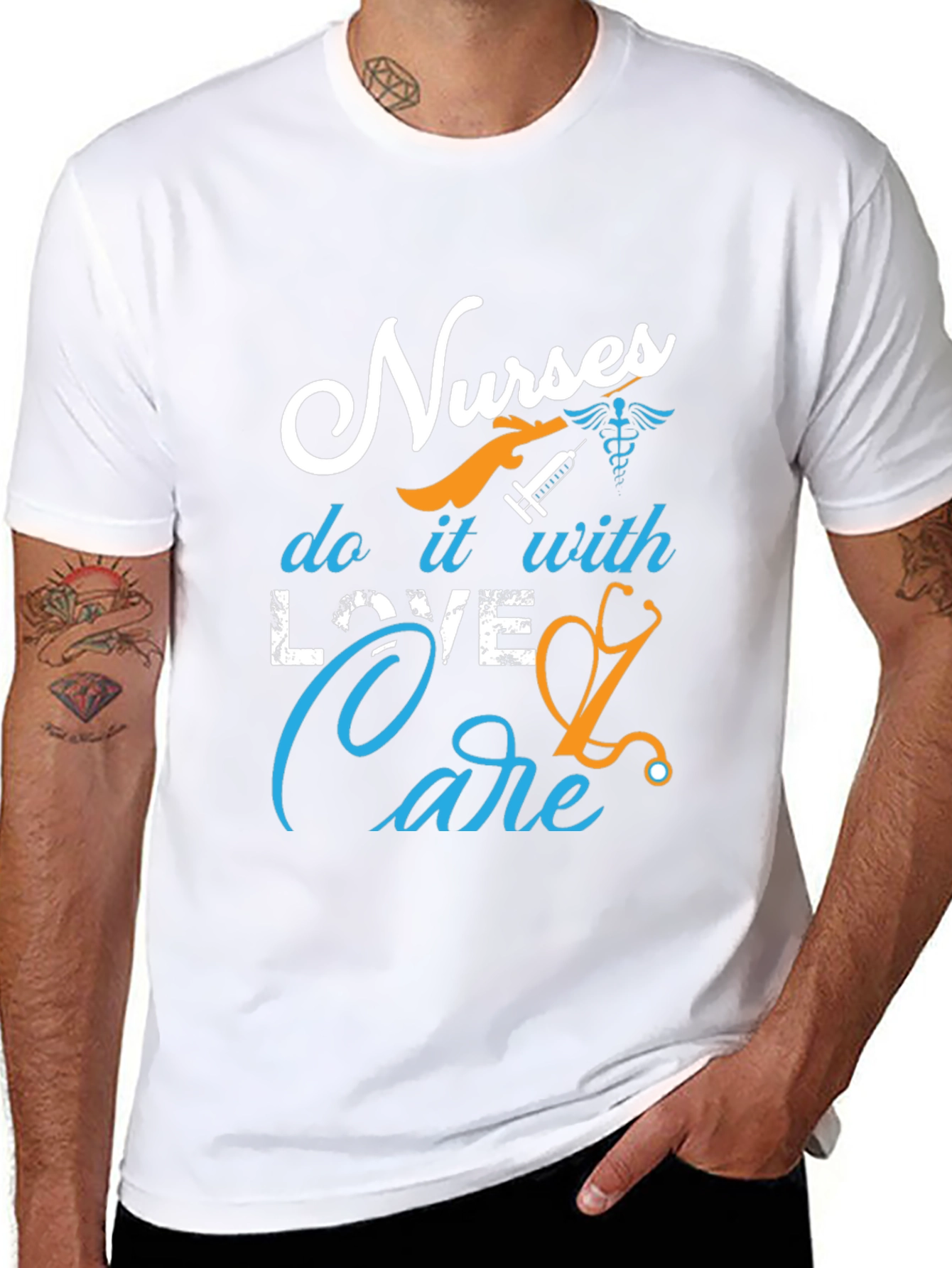 Nurses Love & Care T-Shirt - Medical Professional Apparel