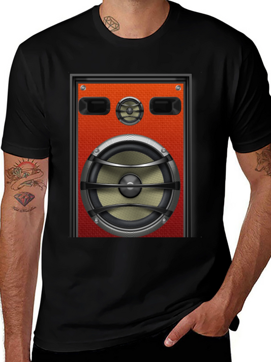 Speaker Graphic T-Shirt - Bold Audio Style
